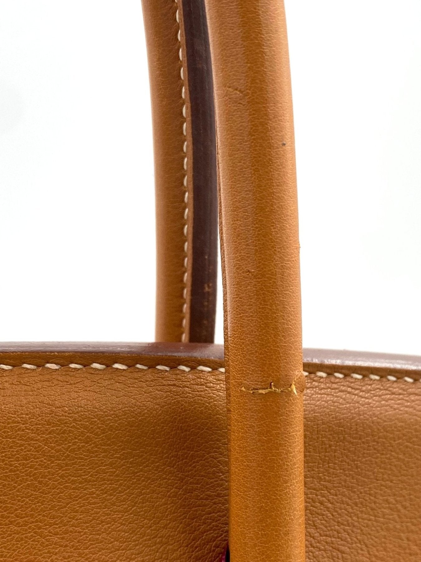 HERMÈS Birkin 35 Soft Gulliver Gold Palladium Hardware - Clutch & Macarons - M im Quadrat, 2009 - Clutch & Macarons -