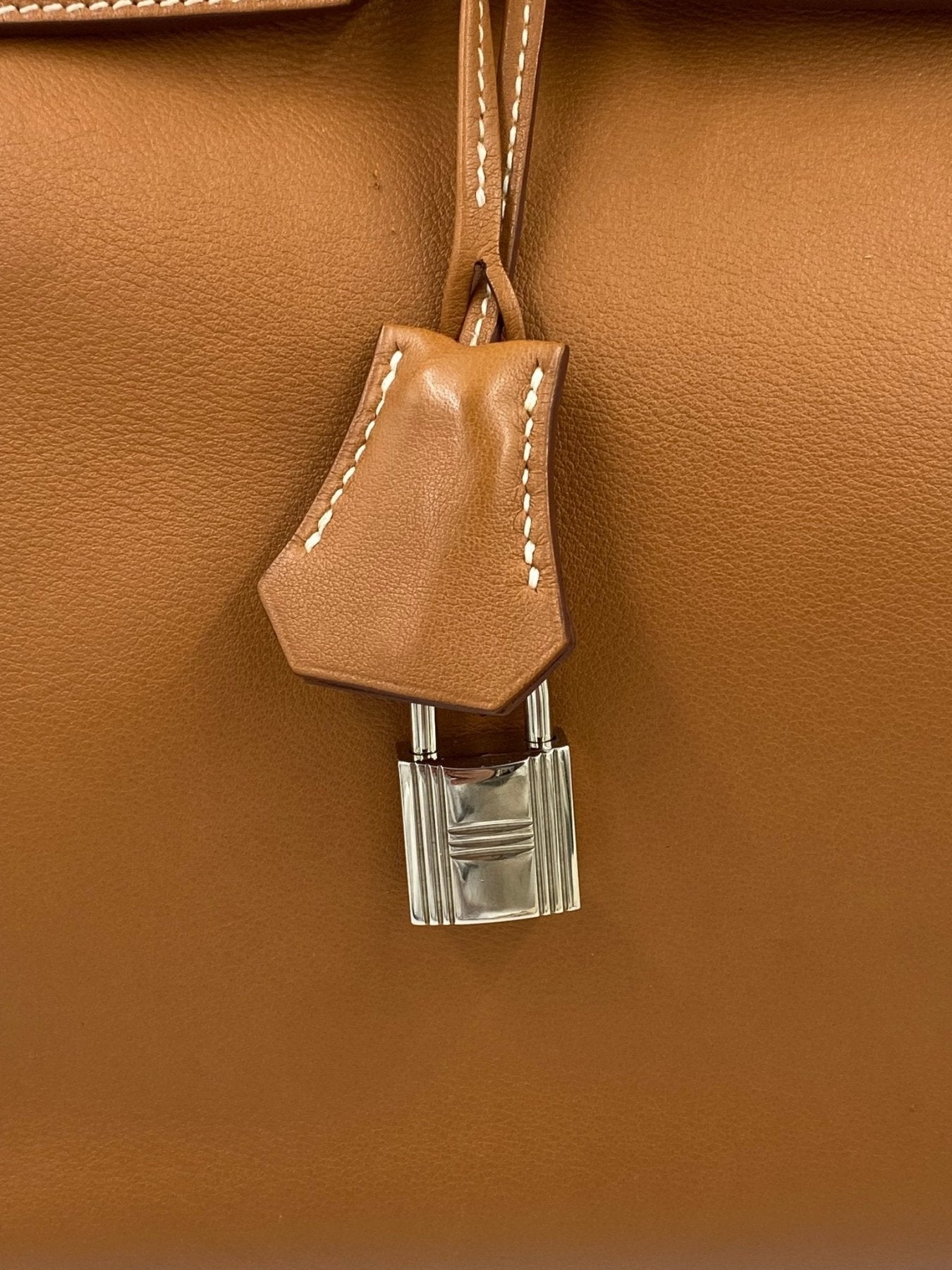 HERMÈS Birkin 35 Soft Gulliver Gold Palladium Hardware - Clutch & Macarons - M im Quadrat, 2009 - Clutch & Macarons -