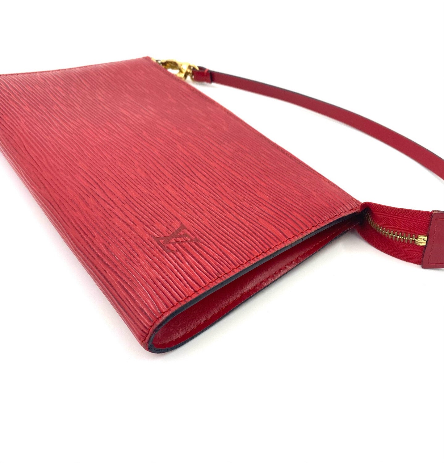 LOUIS VUITTON Clutch Pochette Accessoires Epileder rouge