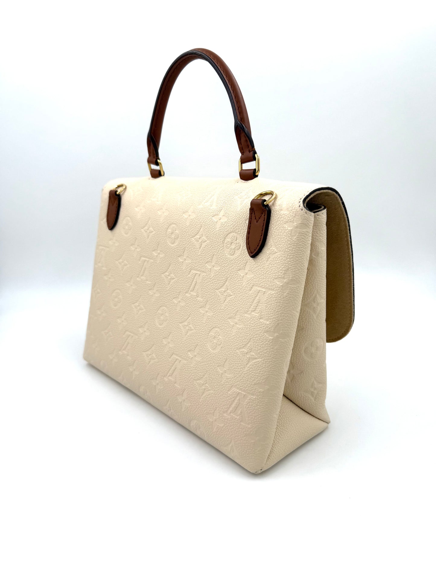 Louis Vuitton Marignan Monogram Empreinte creme