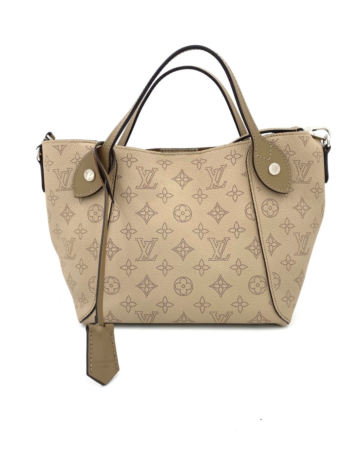 LOUIS VUITTON Hina PM Monogram Mahina Galet / Kies - Clutch & Macarons - Clutch & Macarons -