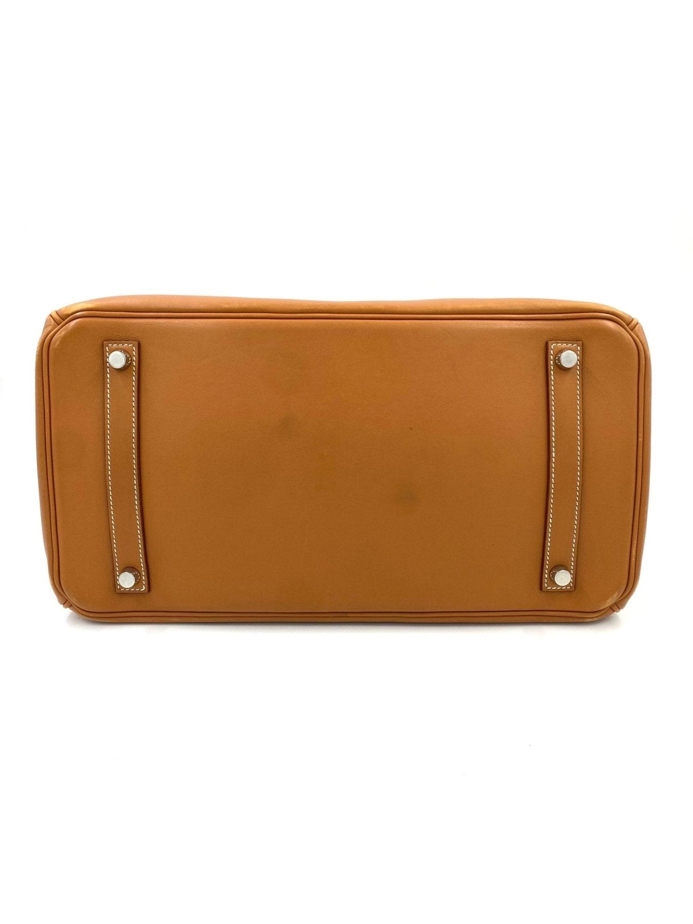 HERMÈS Birkin 35 Soft Gulliver Gold Palladium Hardware - Clutch & Macarons - M im Quadrat, 2009 - Clutch & Macarons -