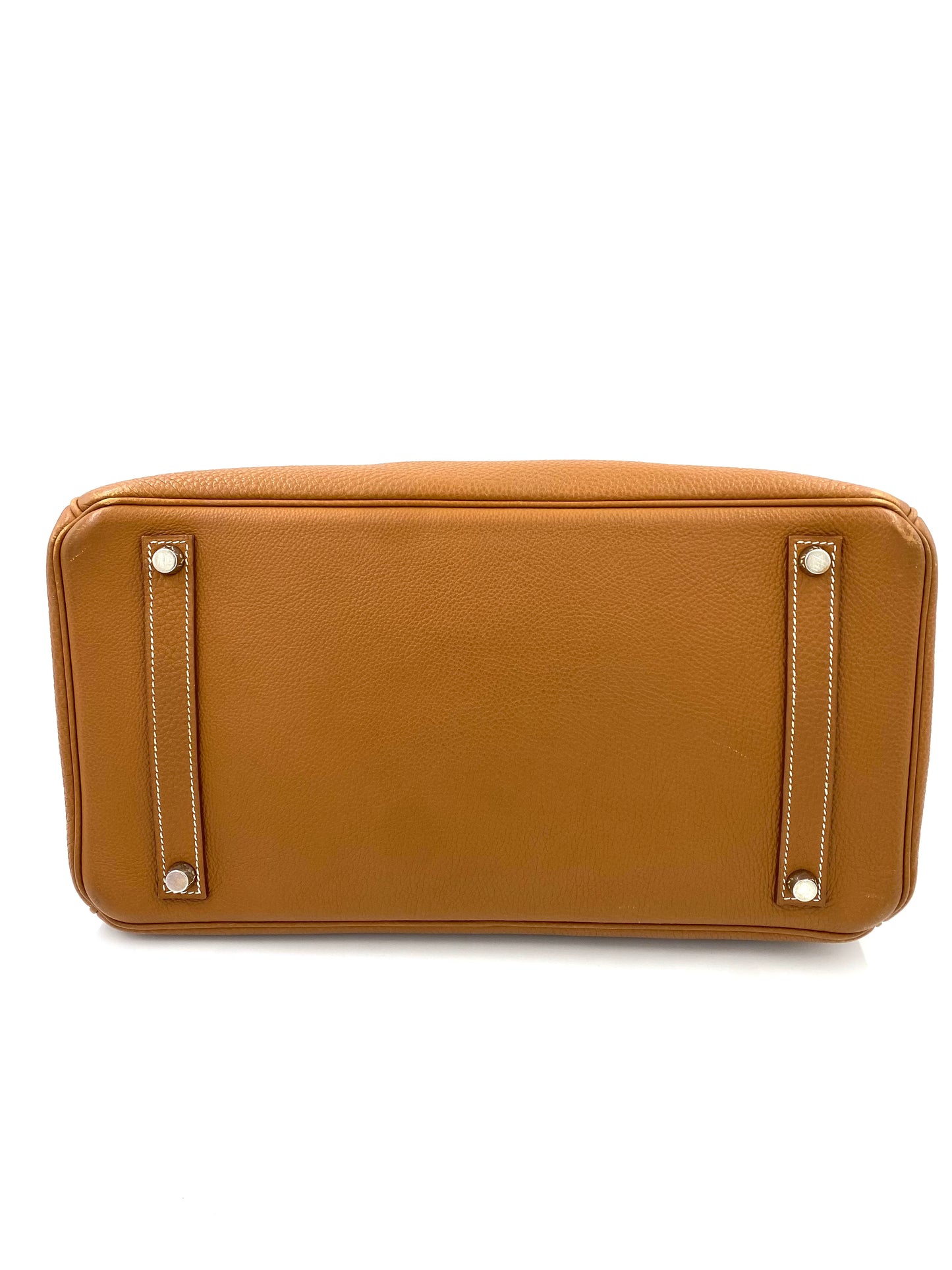 HERMÈS Birkin 35 Golden Togo Leather mit Palladium Hardware