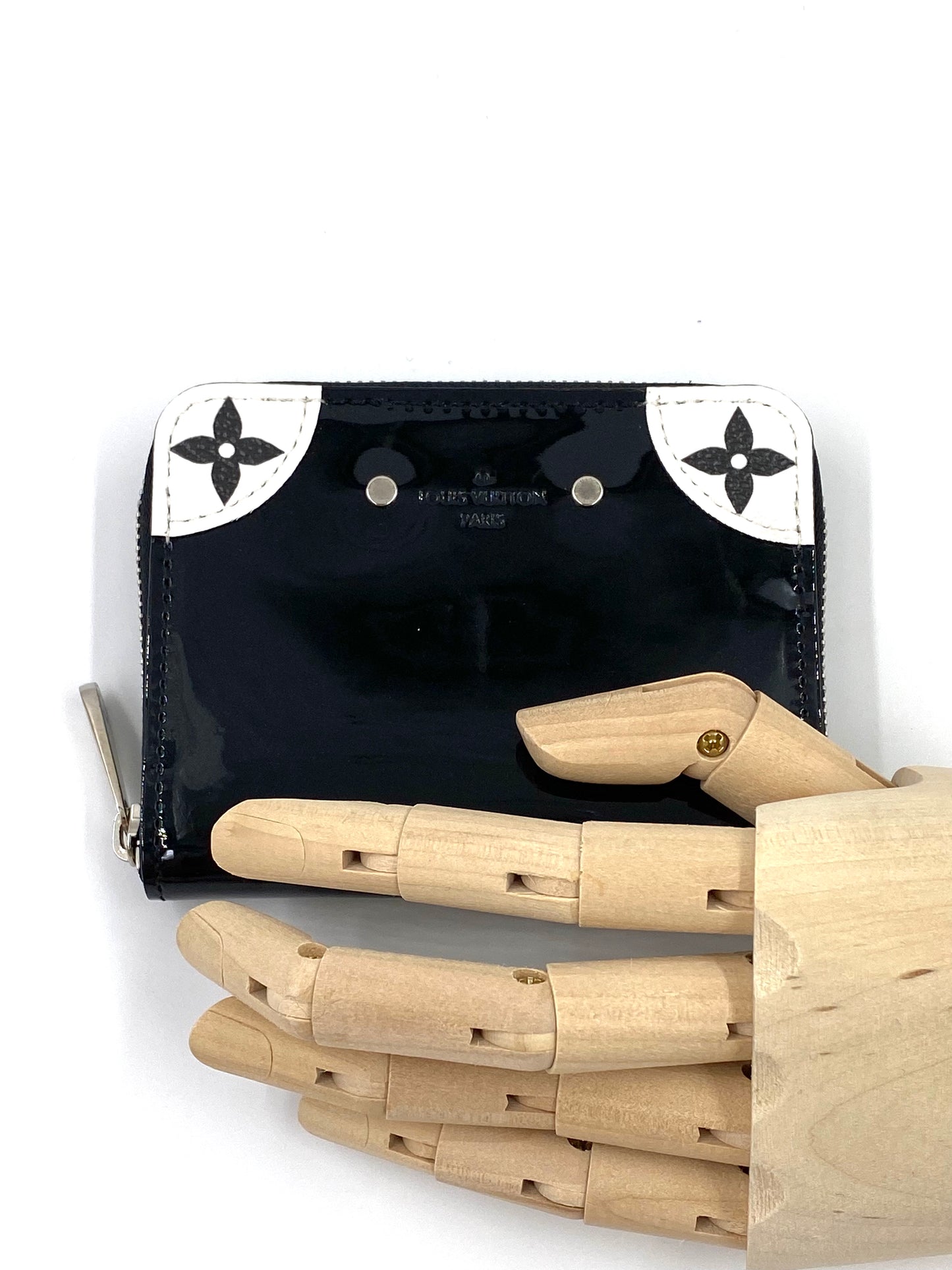 LOUIS VUITTON Zippy Coin Venice Mirior noir