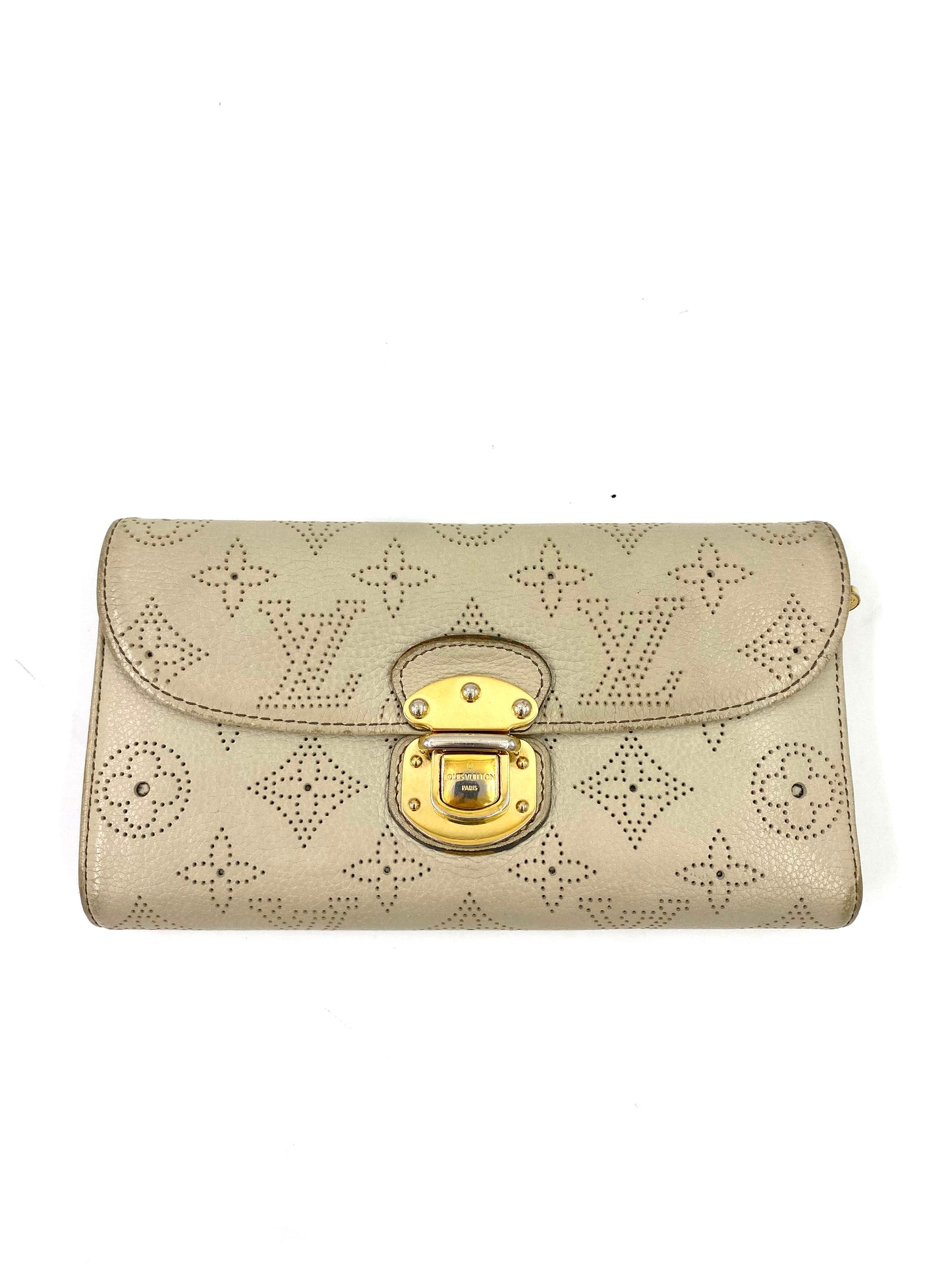 LOUIS VUITTON Amelia Portemonnaie Monogram Mahina beige