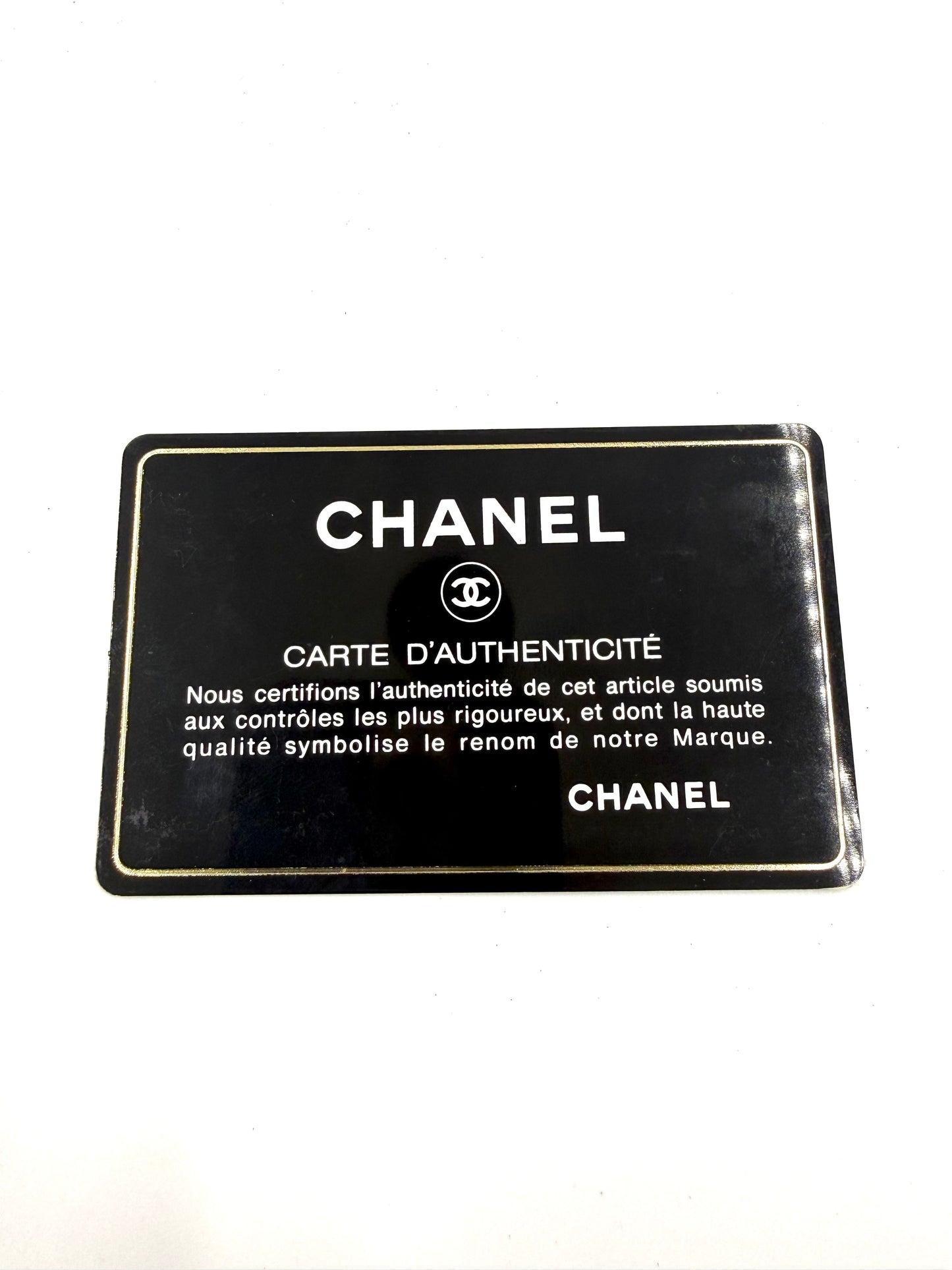 CHANEL Single Flap Perforated Jumbo blau SHW mit schwarzer CHANEL Authentizitätskarte