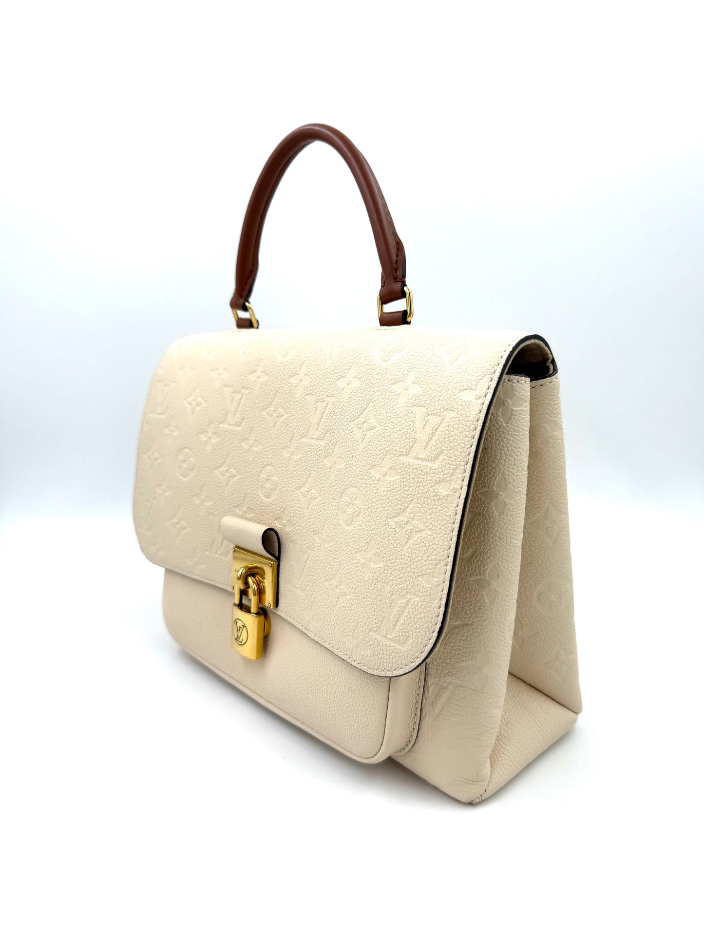 Louis Vuitton Marignan Monogram Empreinte creme