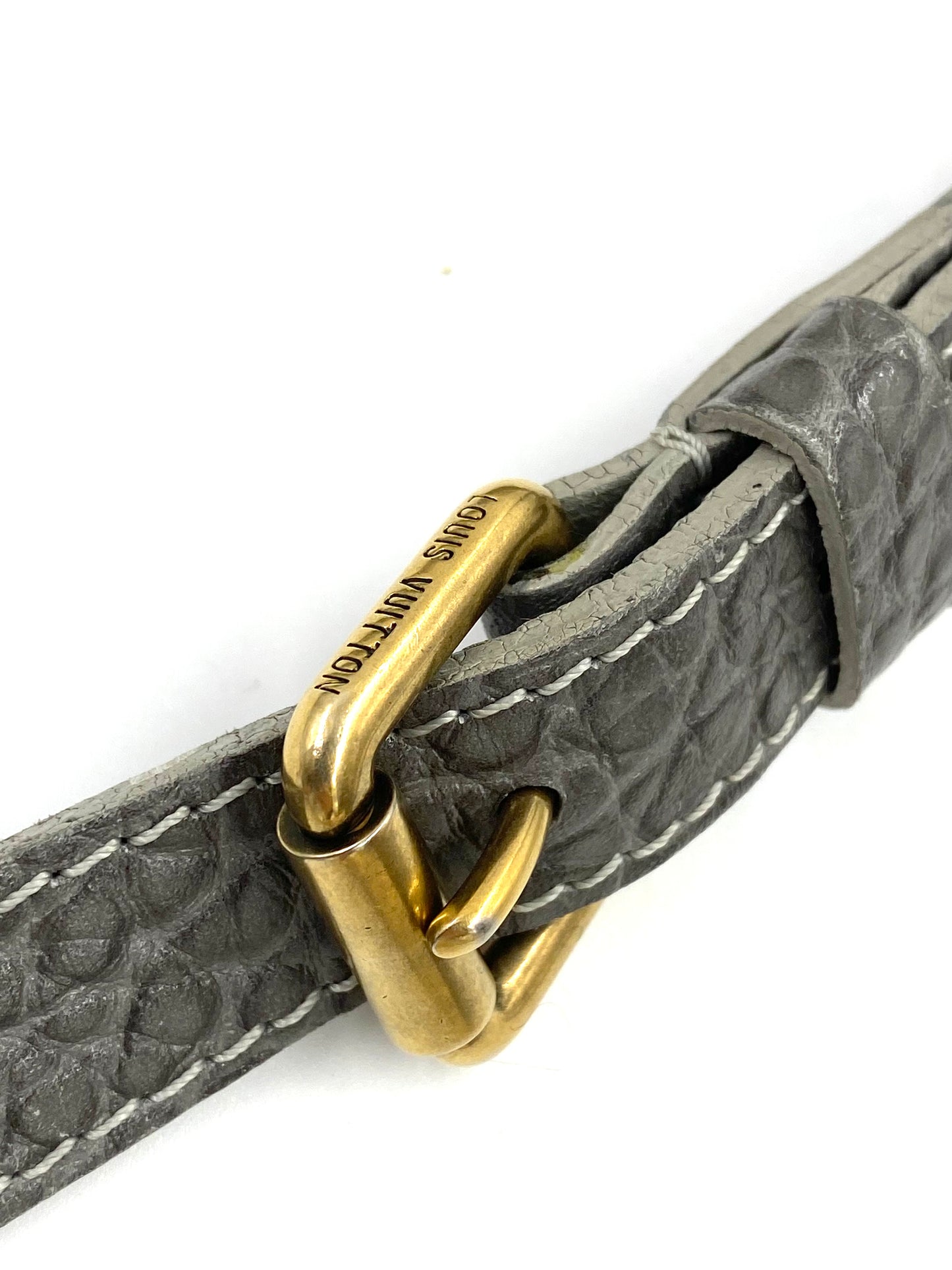 LOUIS VUITTON Slightly Monogram Denim Grau
