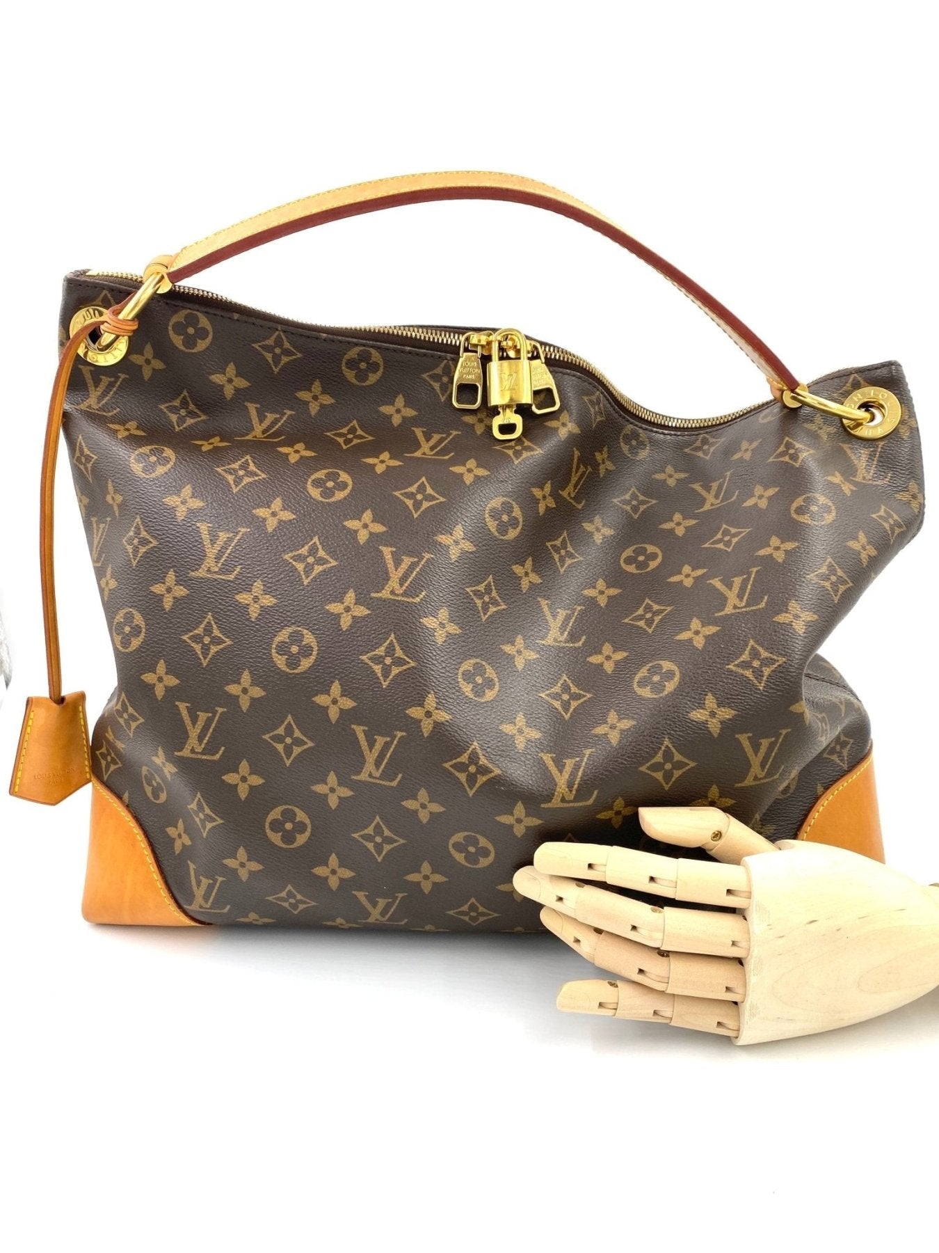 LOUIS VUITTON Berri MM Monogram Canvas - Clutch & Macarons - DU2186 - Clutch & Macarons -