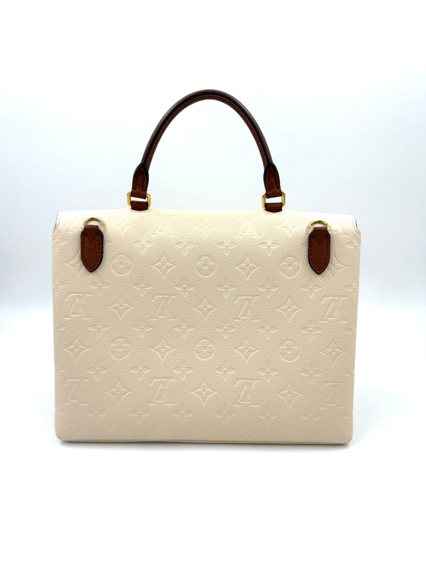 Louis Vuitton Marignan Monogram Empreinte creme