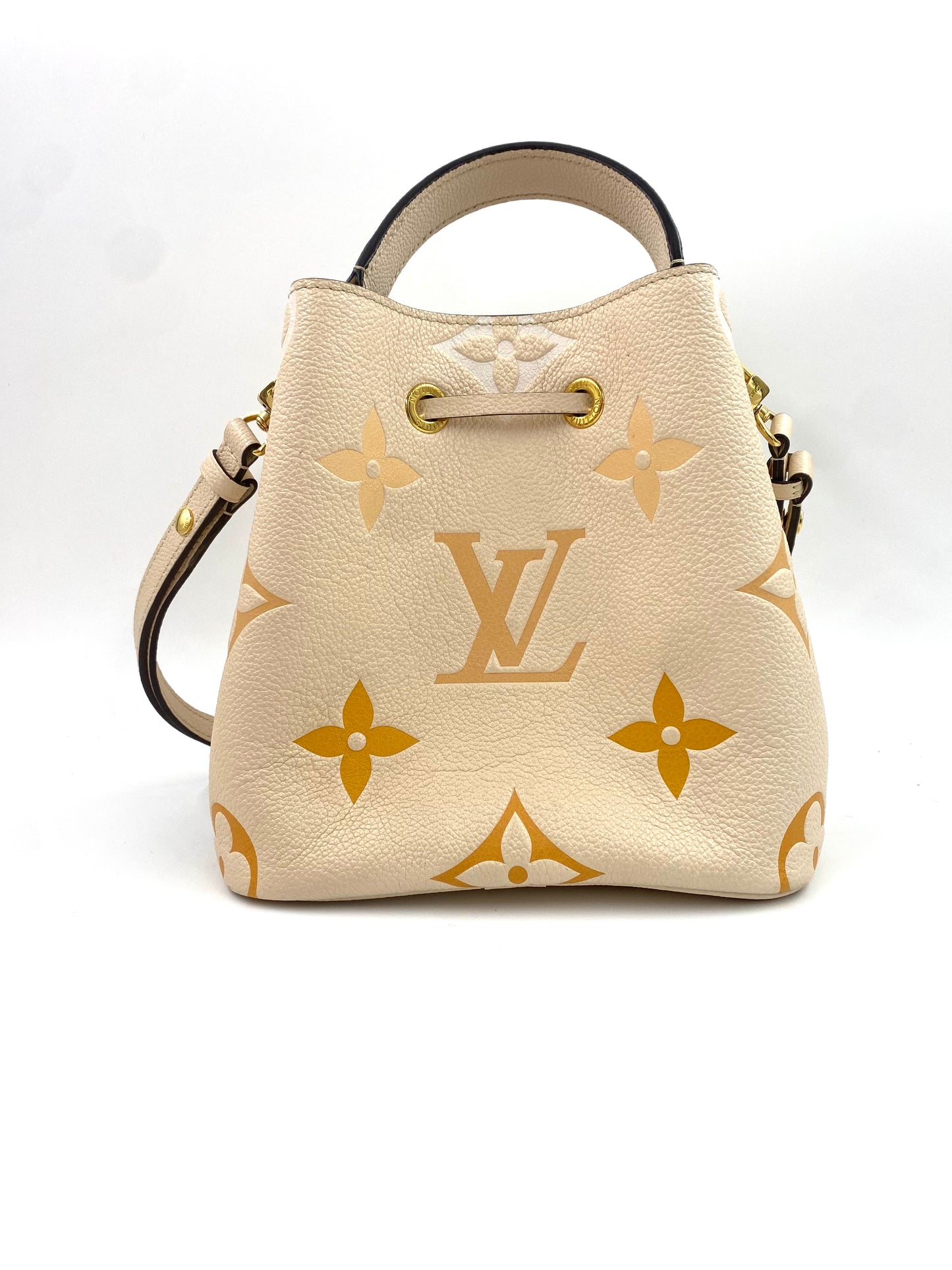 LOUIS VUITTON Neo Noe BB Monogram Empreinte creme safran