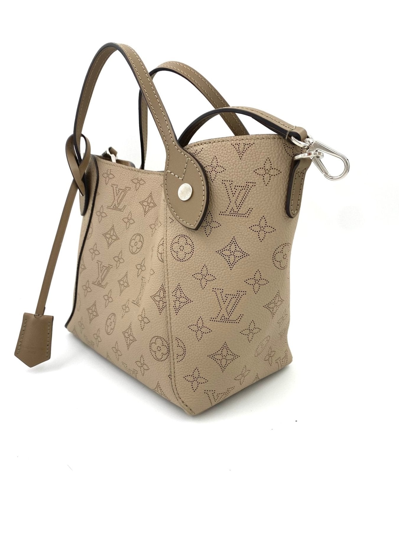 LOUIS VUITTON Hina PM Monogram Mahina Galet / Kies - Clutch & Macarons - Clutch & Macarons -