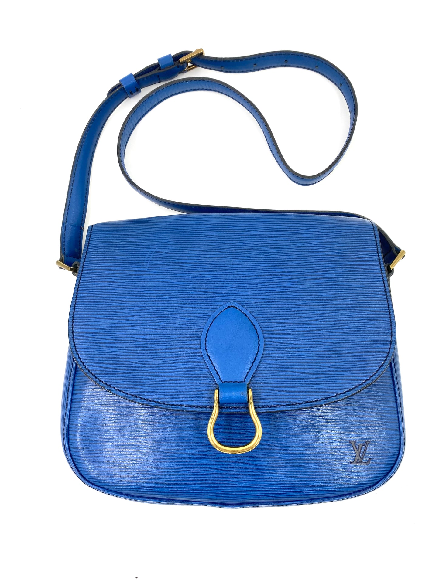 LOUIS VUITTON Saint Cloud GM Epileder blau