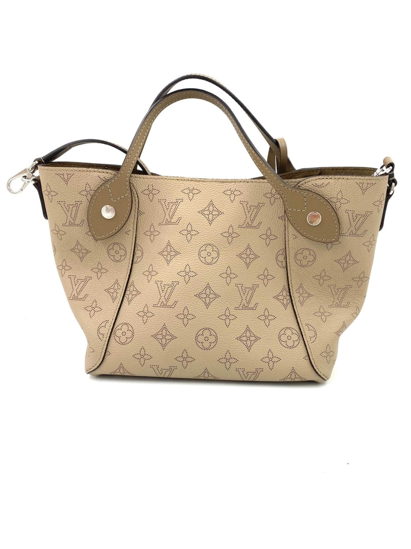 LOUIS VUITTON Hina PM Monogram Mahina Galet / Kies - Clutch & Macarons - Clutch & Macarons -