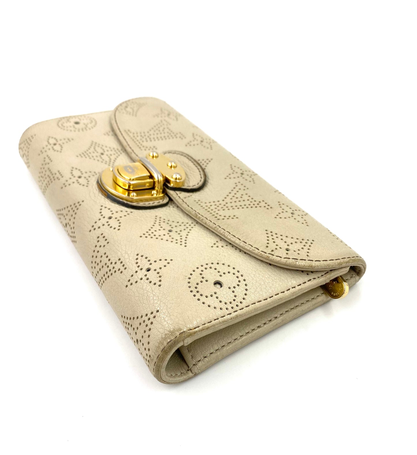 LOUIS VUITTON Amelia Portemonnaie Monogram Mahina beige