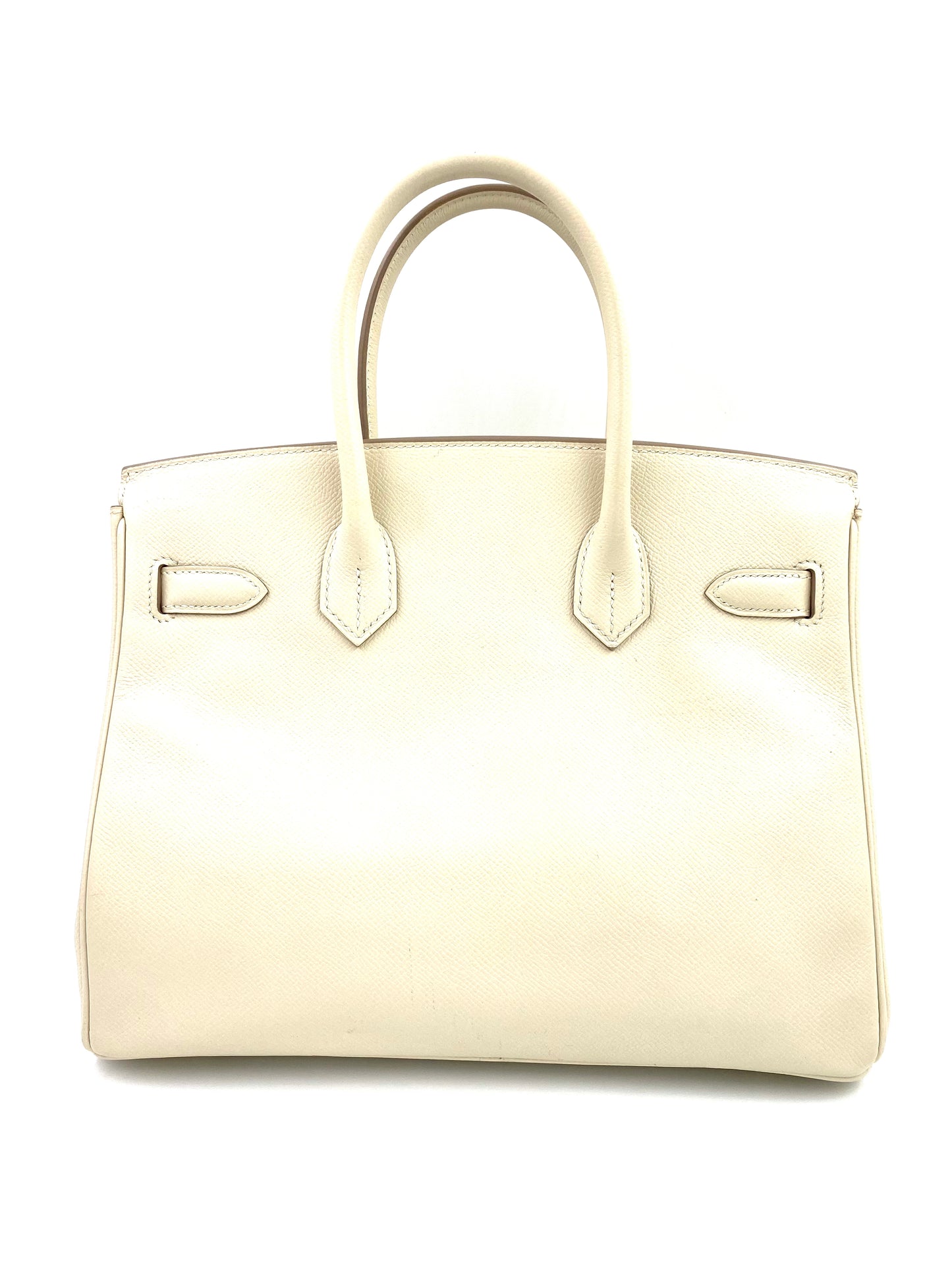 HERMÈS Birkin 30 Veau Epsom Craie mit gold Hardware Fullset