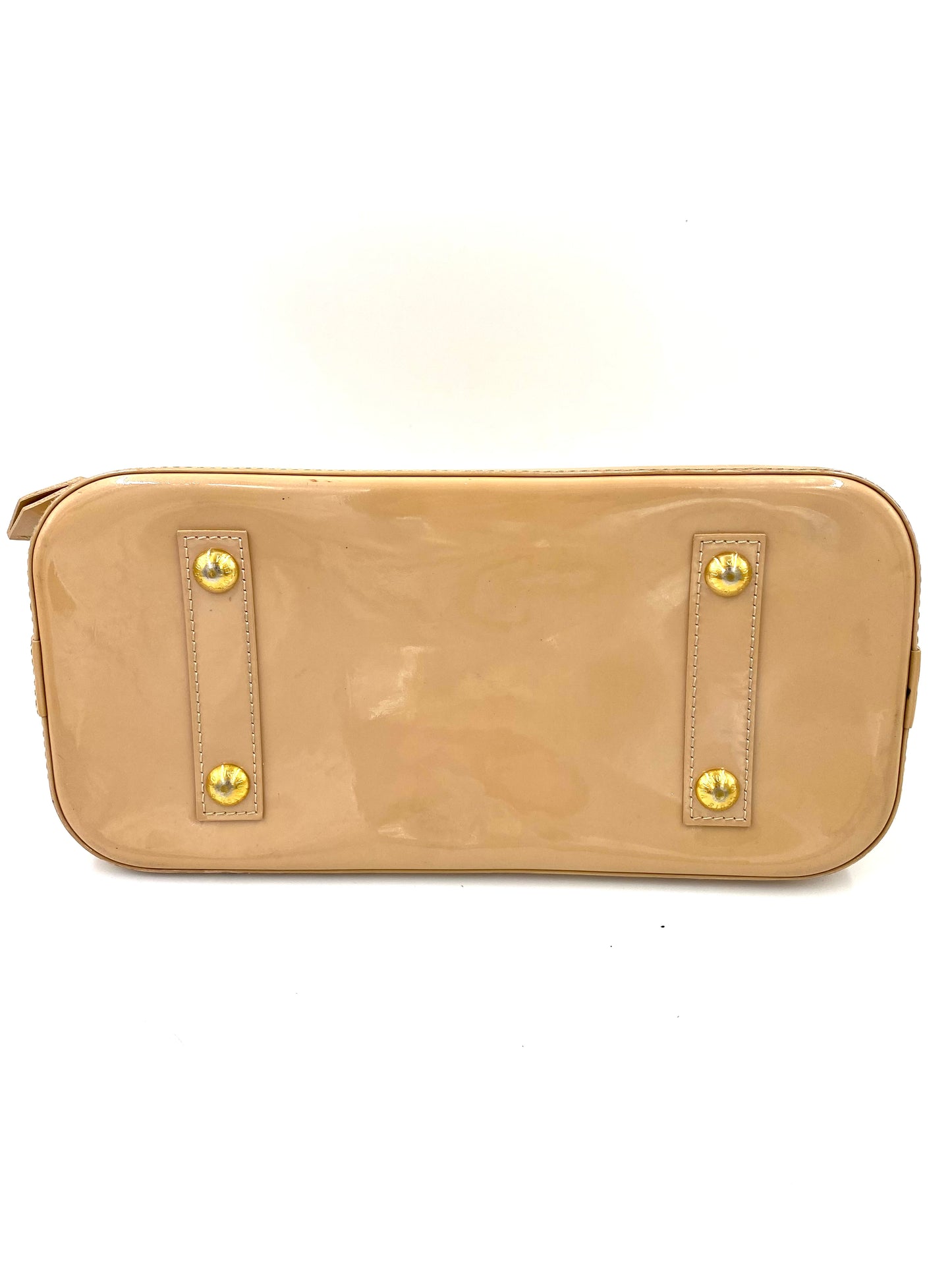 LOUIS VUITTON Alma PM Monogram Vernis Beige