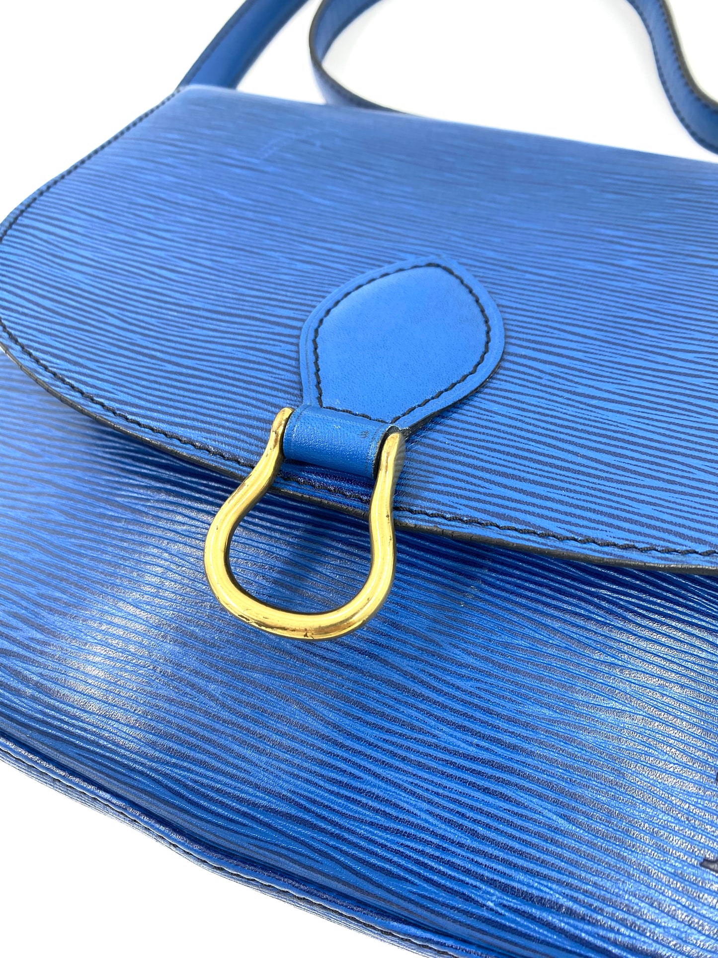 LOUIS VUITTON Saint Cloud GM Epileder blau