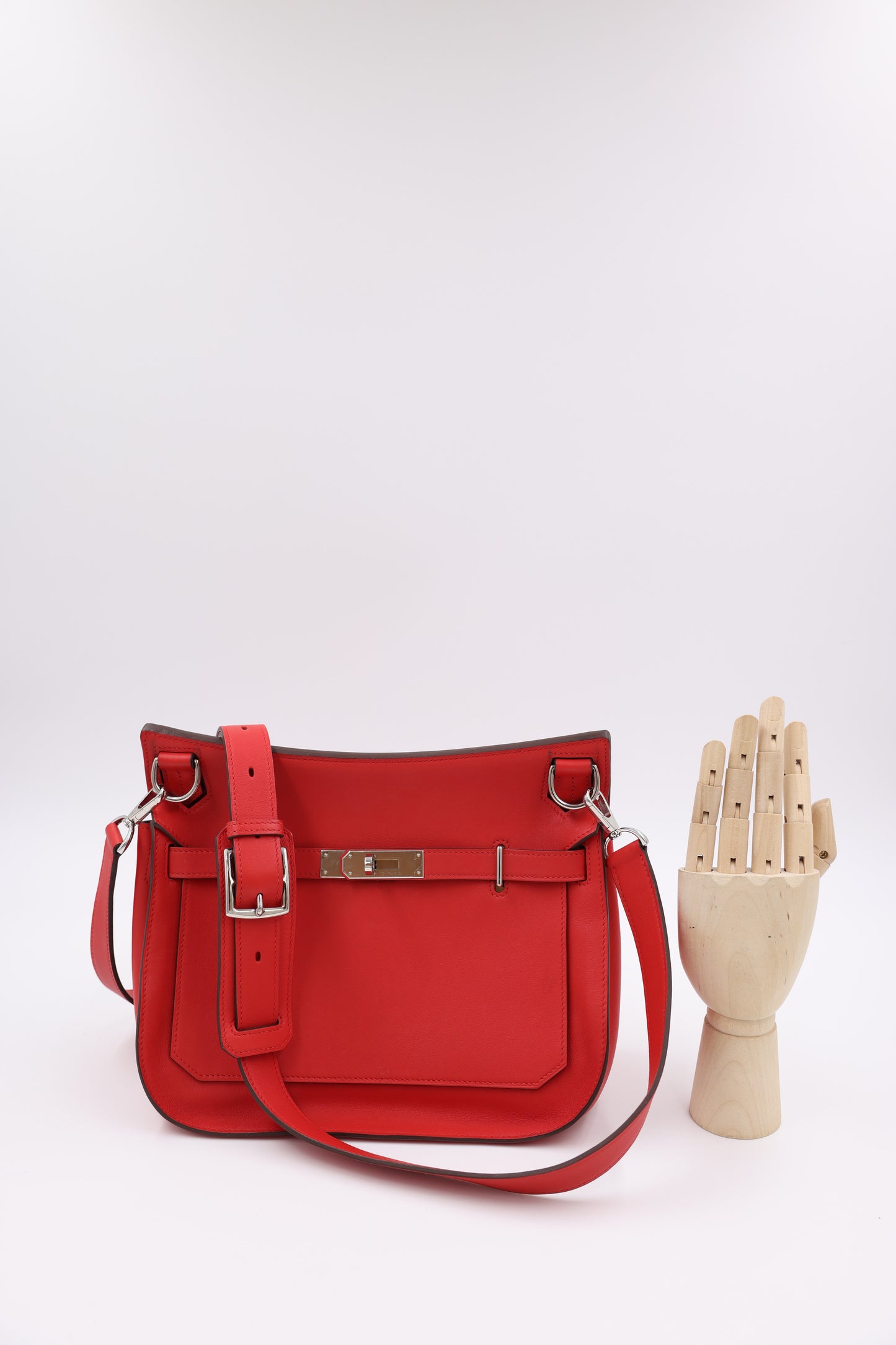 HERMÈS Jypsière 26 Swift Rouge PHW