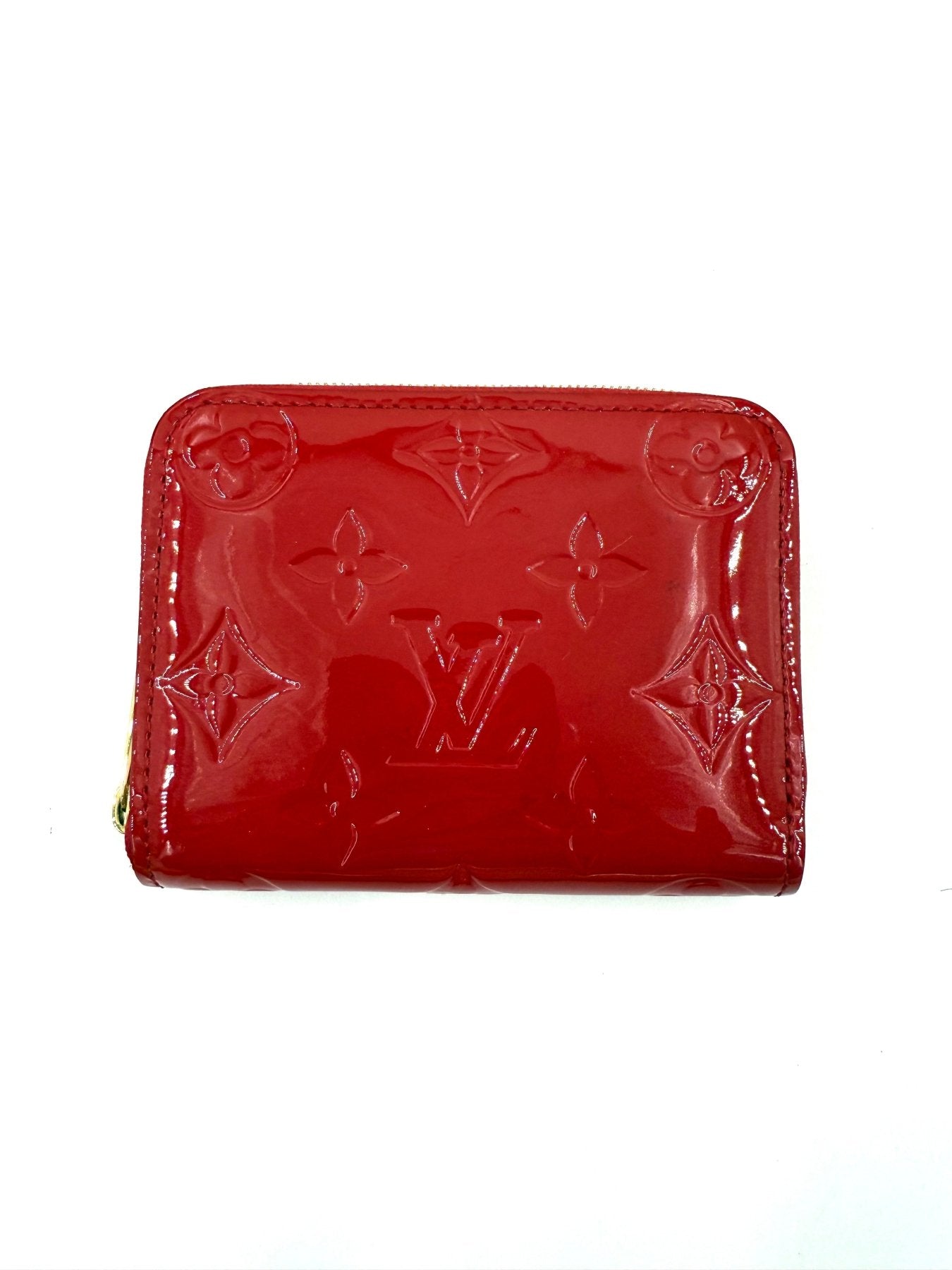LOUIS VUITTON Zippy Coin Monogram Vernis rouge - Clutch & Macarons - Clutch & Macarons -