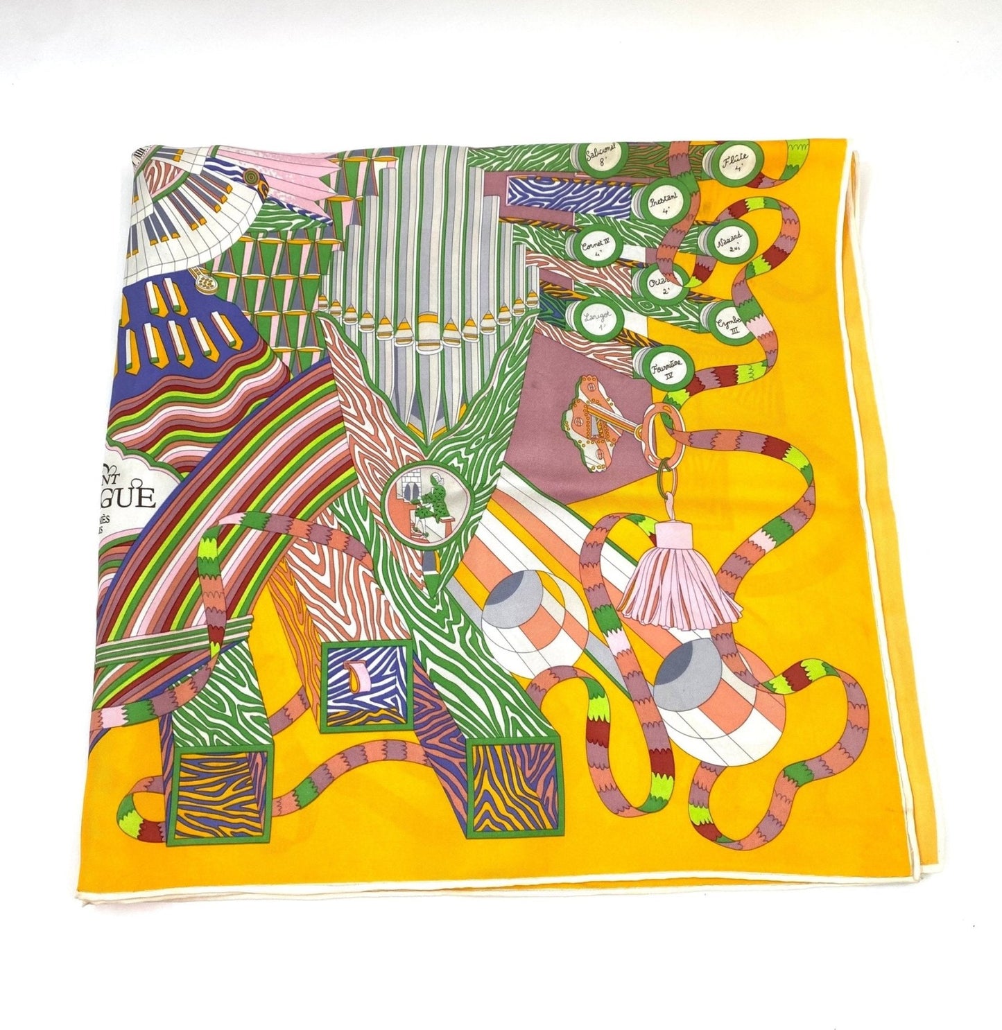 HERMÈS Carré 90 Tuch bunt - Clutch & Macarons - Clutch & Macarons -