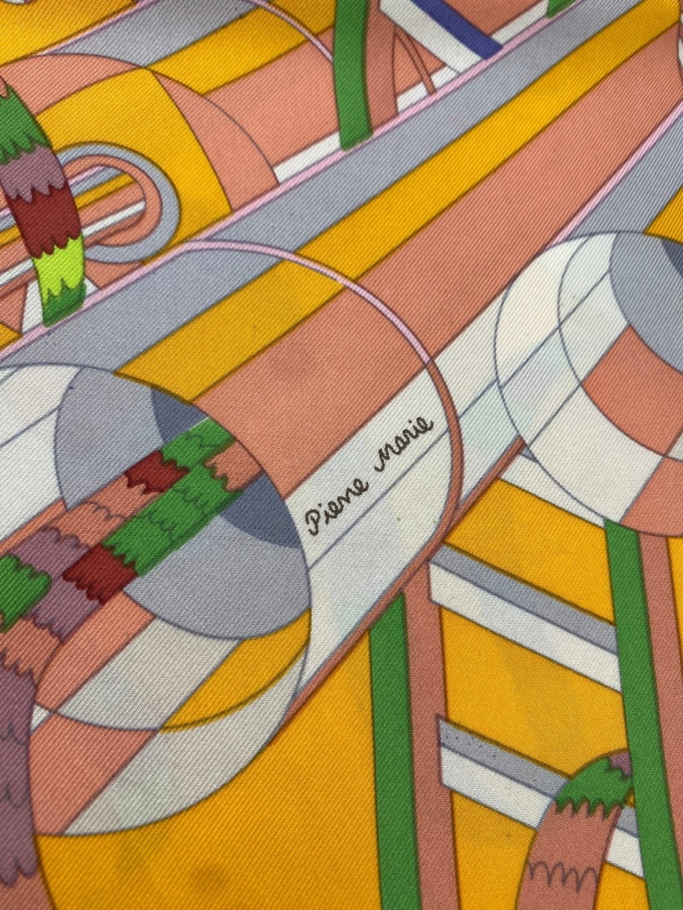 HERMÈS Carré 90 Tuch bunt - Clutch & Macarons - Clutch & Macarons -