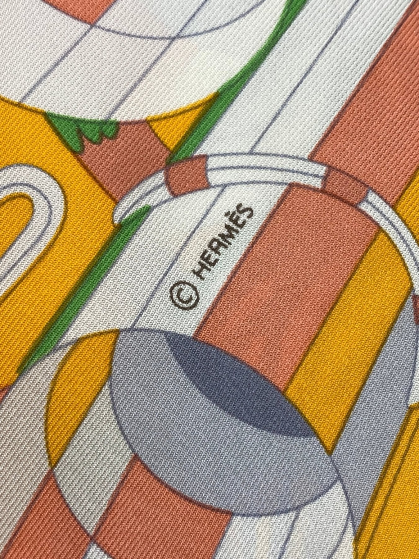 HERMÈS Carré 90 Tuch bunt - Clutch & Macarons - Clutch & Macarons -