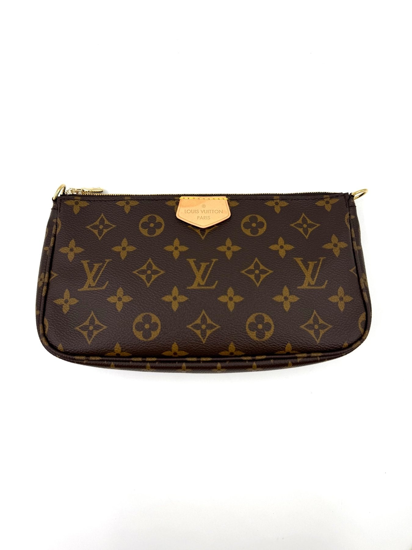 LOUIS VUITTON Multi Pochette Monogram Canvas Khaki - Clutch & Macarons - Chip - Clutch & Macarons -