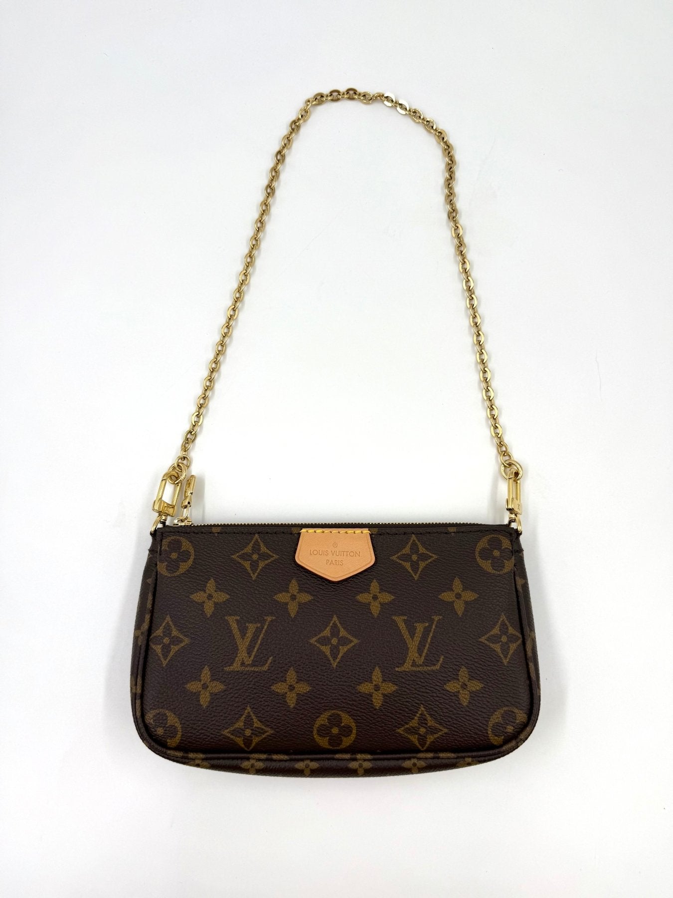 LOUIS VUITTON Multi Pochette Monogram Canvas Khaki - Clutch & Macarons - Chip - Clutch & Macarons -