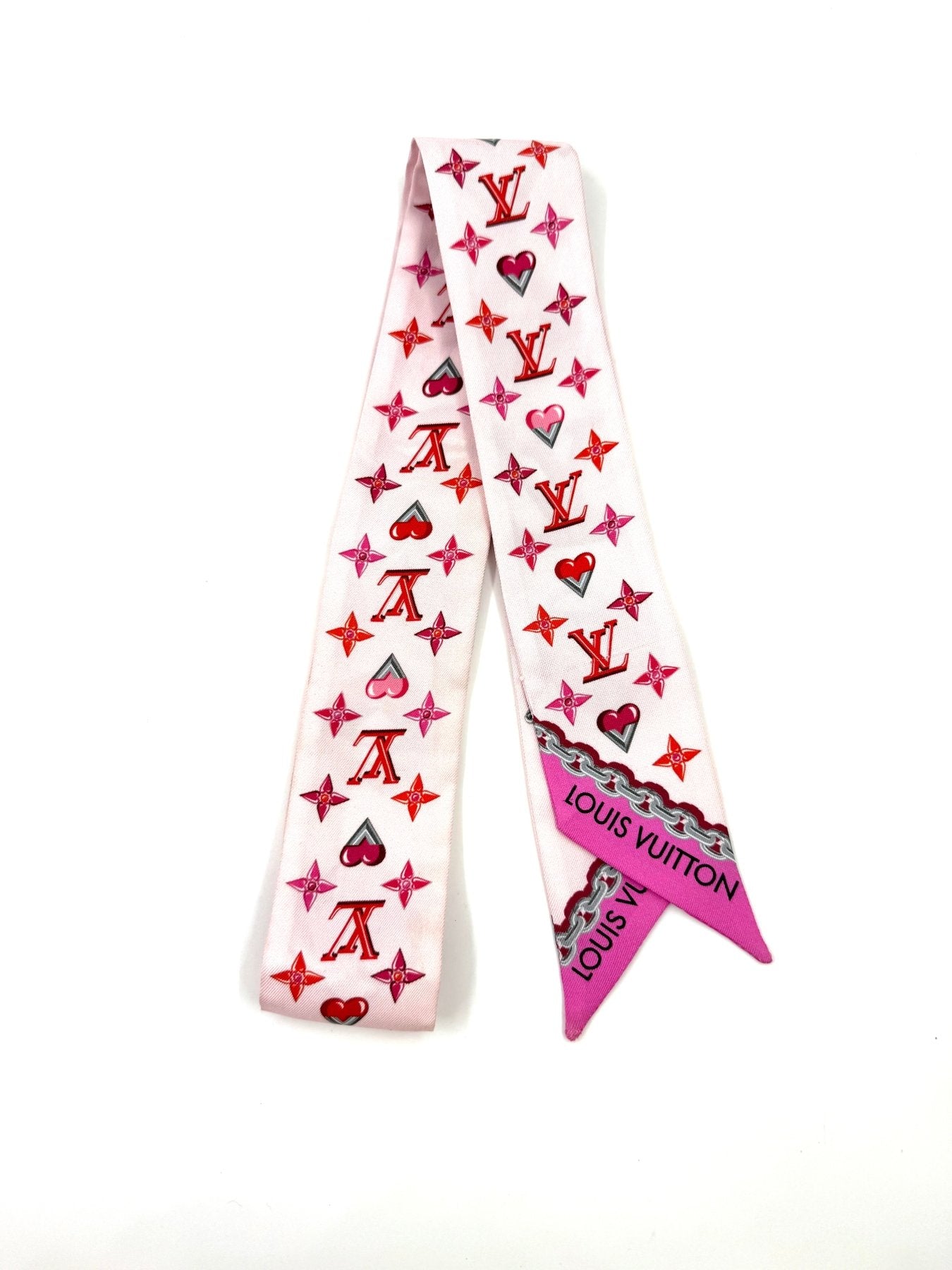 LOUIS VUITTON Twilly Pink Lucky - Clutch & Macarons - Clutch & Macarons -