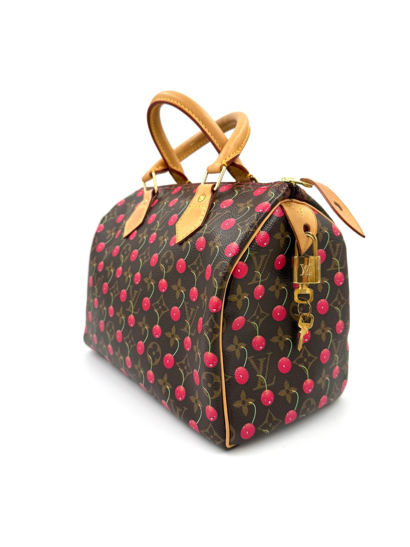 LOUIS VUITTON Speedy 25 Cerises x Takashi Murakami - Clutch & Macarons - SP0045 - Clutch & Macarons -