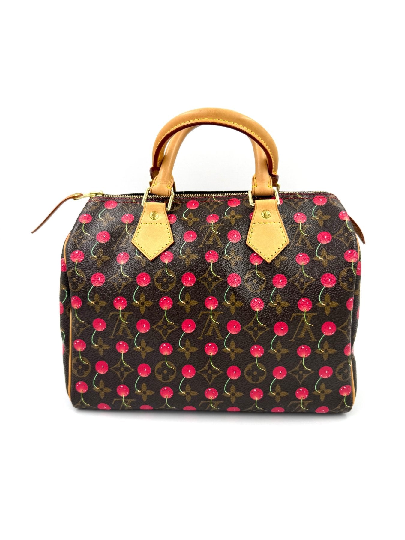 LOUIS VUITTON Speedy 25 Cerises x Takashi Murakami - Clutch & Macarons - SP0045 - Clutch & Macarons -