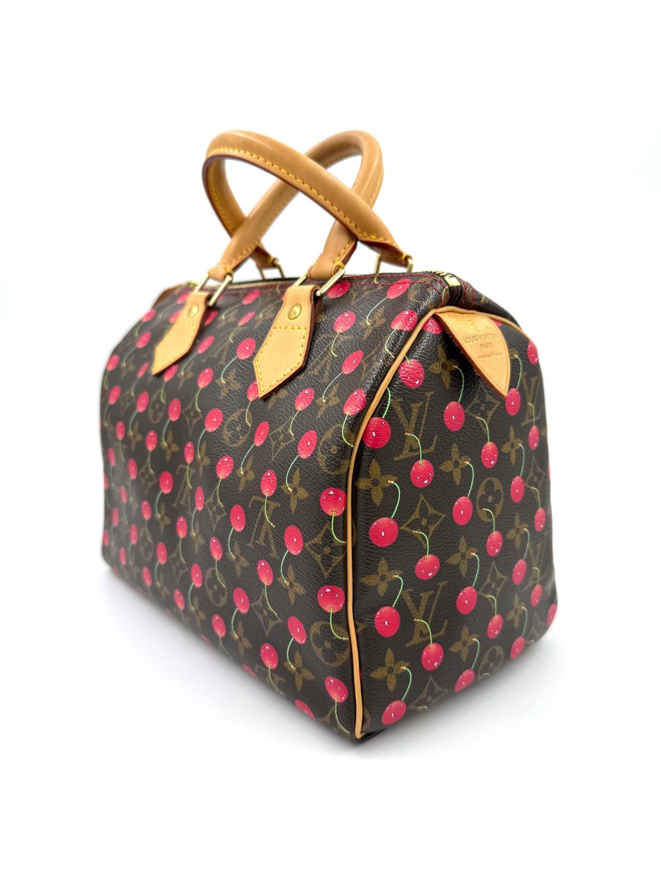 LOUIS VUITTON Speedy 25 Cerises x Takashi Murakami - Clutch & Macarons - SP0045 - Clutch & Macarons -