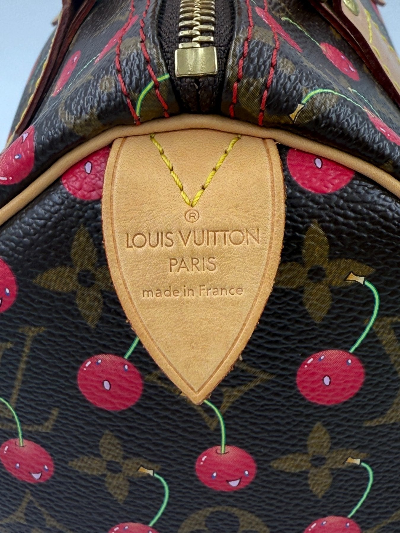 LOUIS VUITTON Speedy 25 Cerises x Takashi Murakami - Clutch & Macarons - SP0045 - Clutch & Macarons -