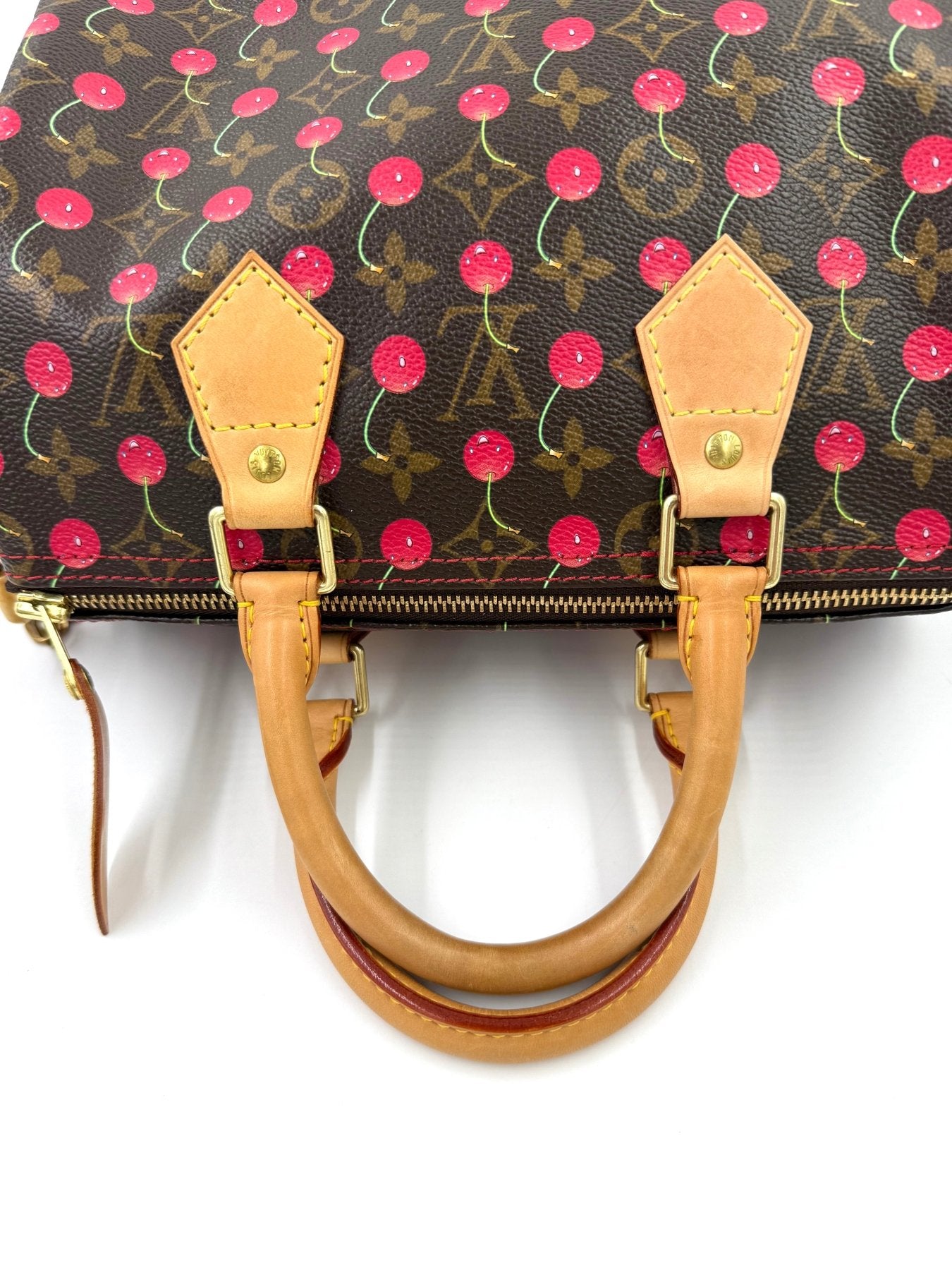 LOUIS VUITTON Speedy 25 Cerises x Takashi Murakami - Clutch & Macarons - SP0045 - Clutch & Macarons -