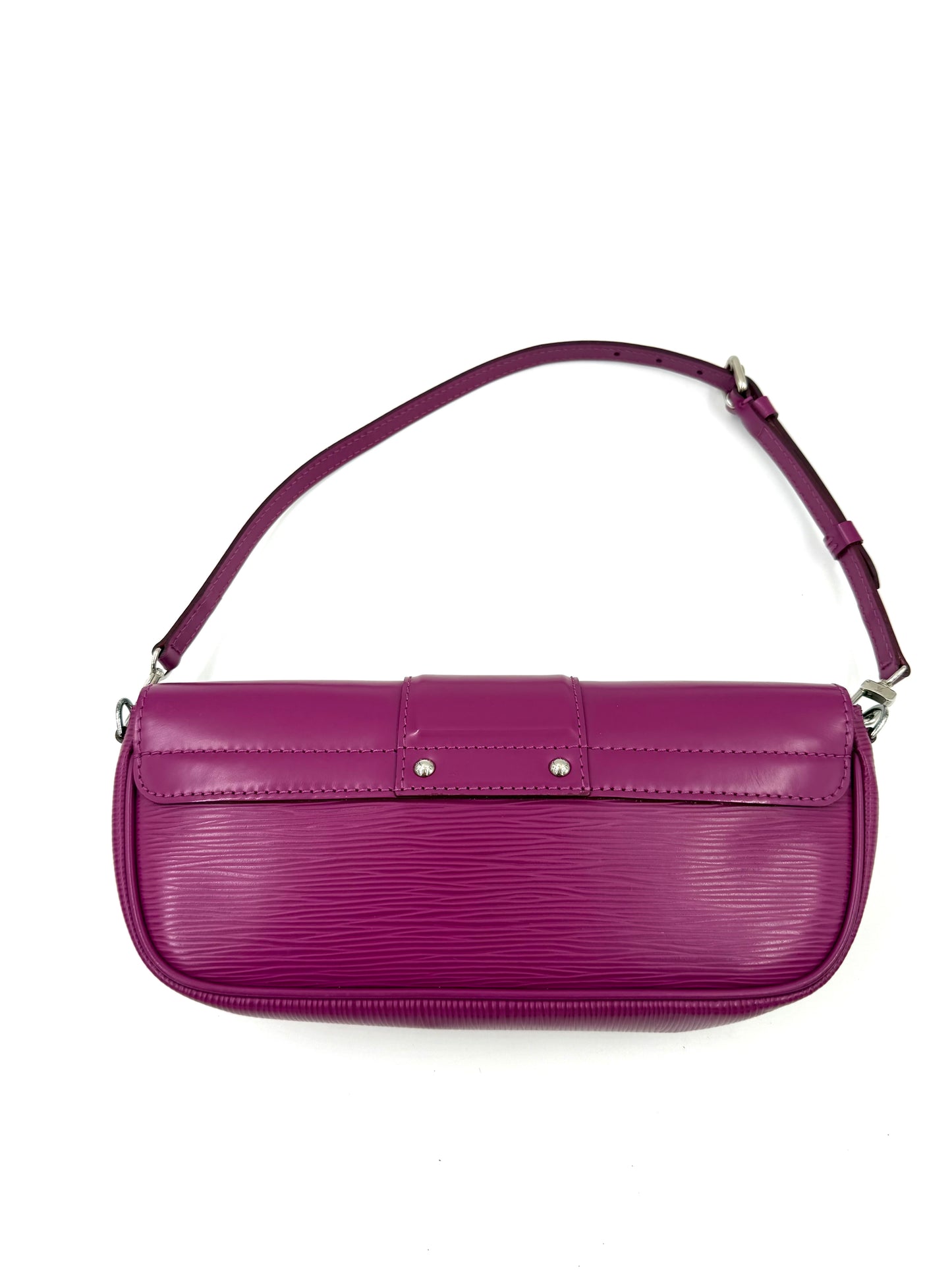 LOUIS VUITTON Pochette Montaigne Epi fuchsia
