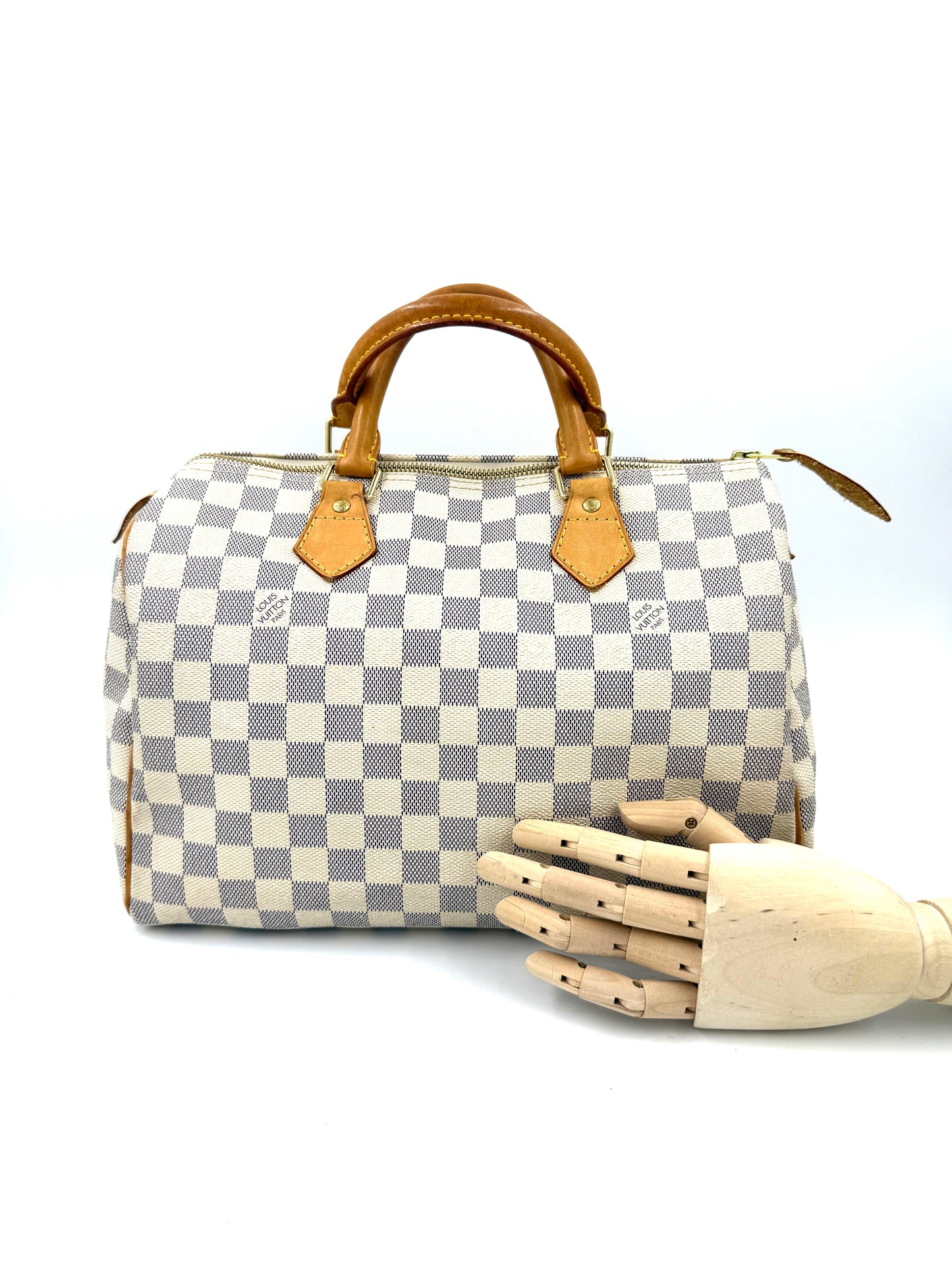 LOUIS VUITTON Speedy 30 Damier Azur