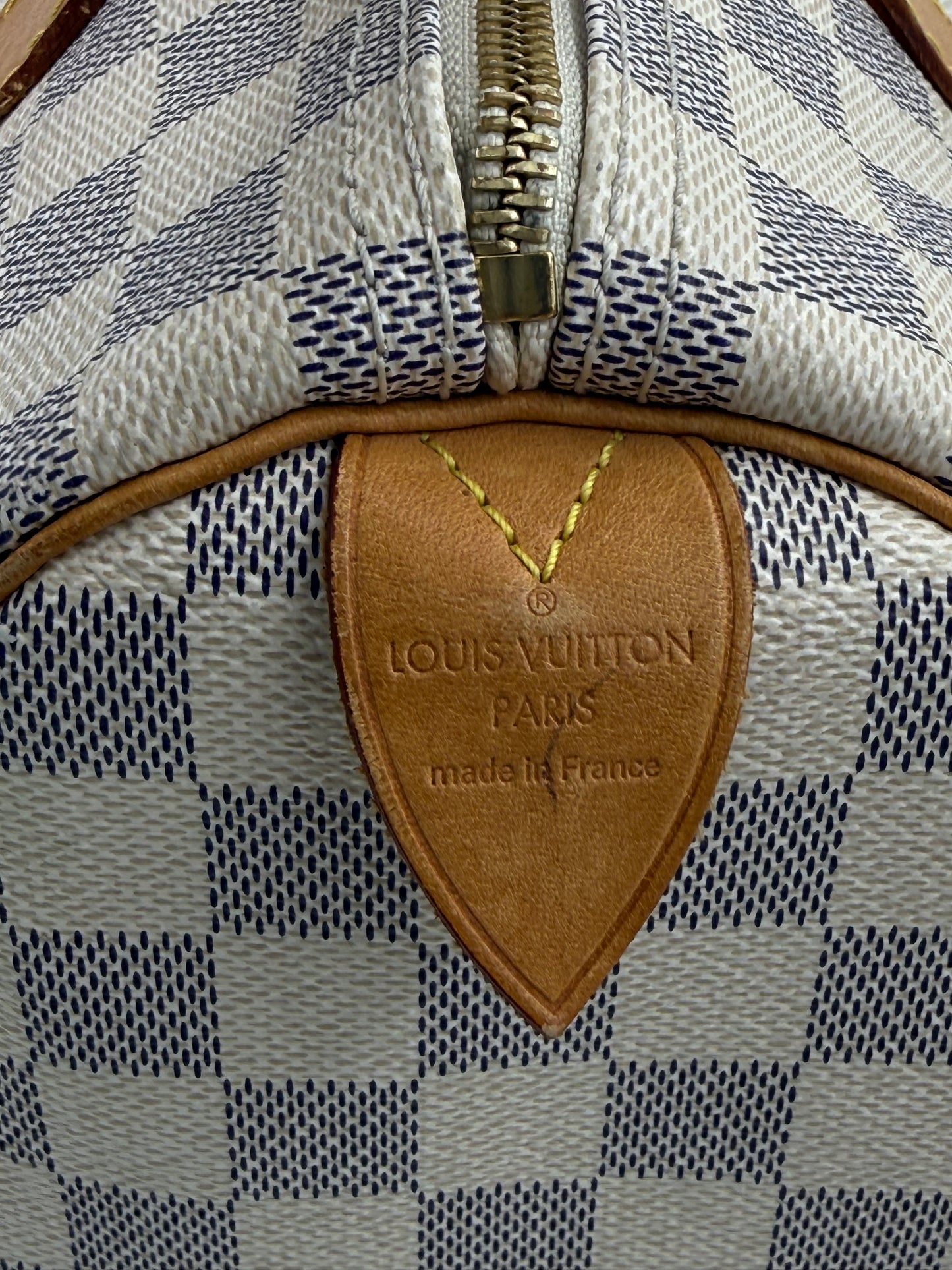 LOUIS VUITTON Speedy 30 Damier Azur