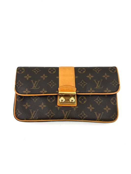 LOUIS VUITTON Sofia Coppola Slim Pochette Monogram Canvas