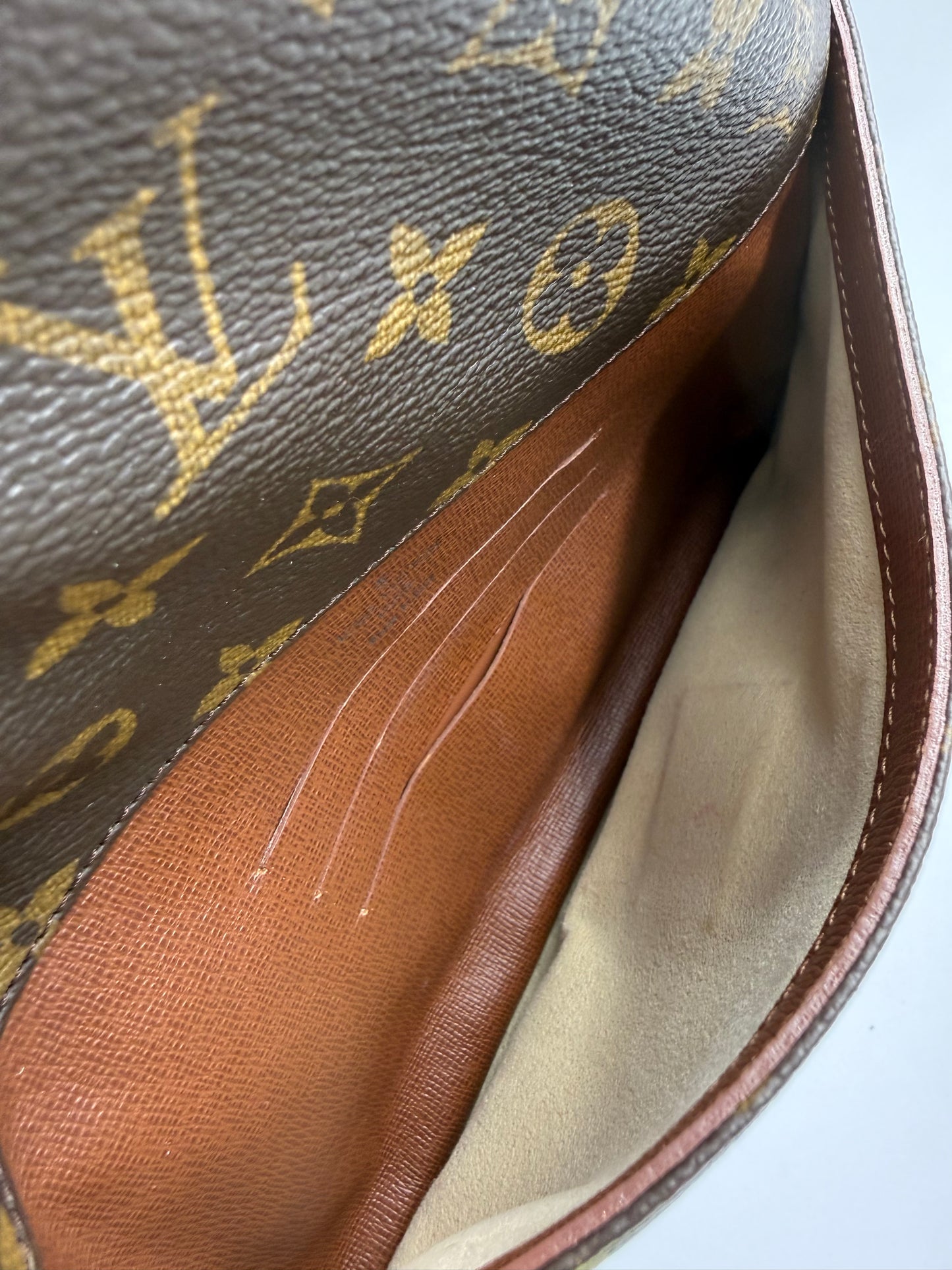 LOUIS VUITTON Sofia Coppola Slim Pochette Monogram Canvas