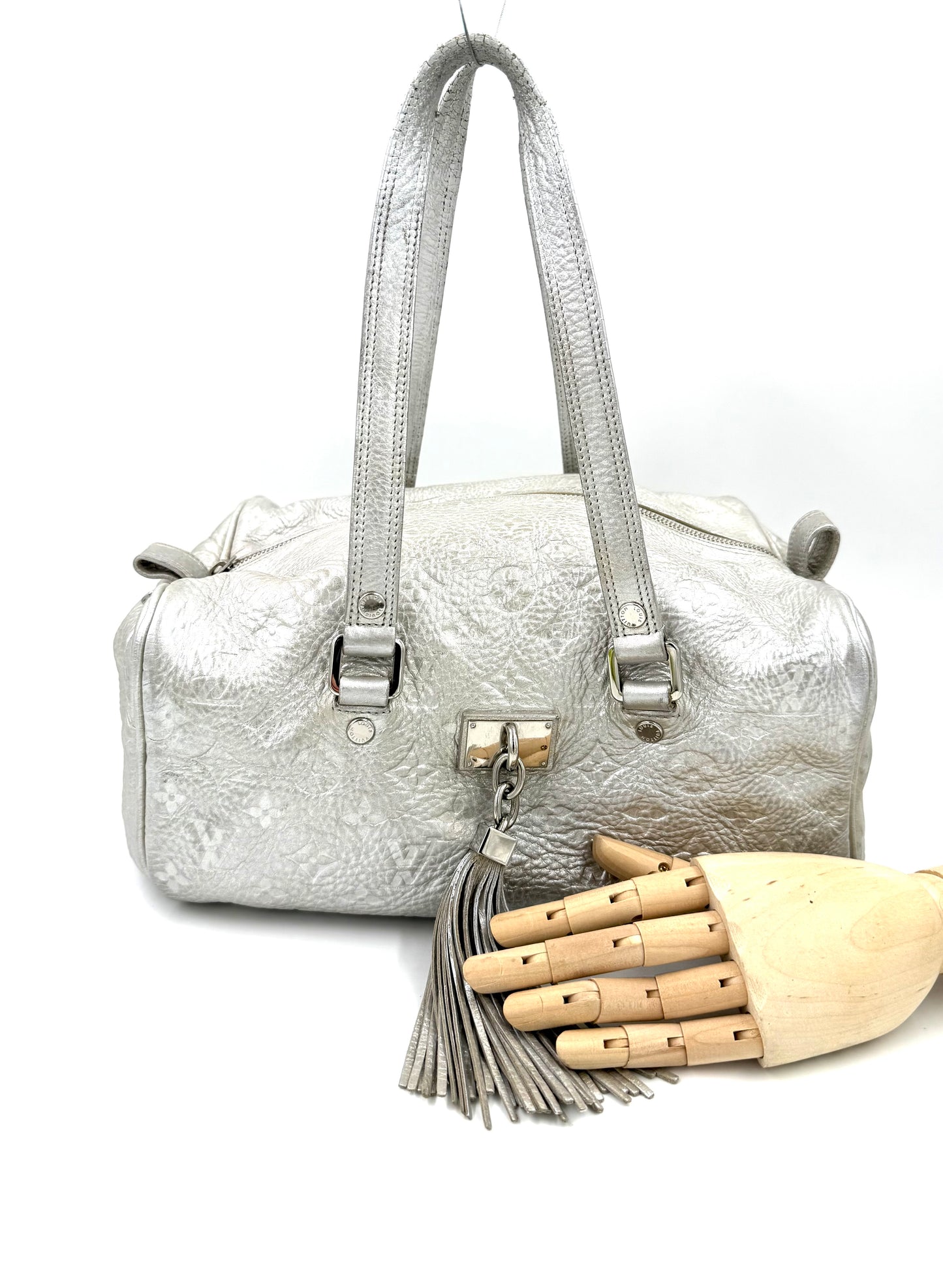 LOUIS VUITTON Monogram Shimmer Silver