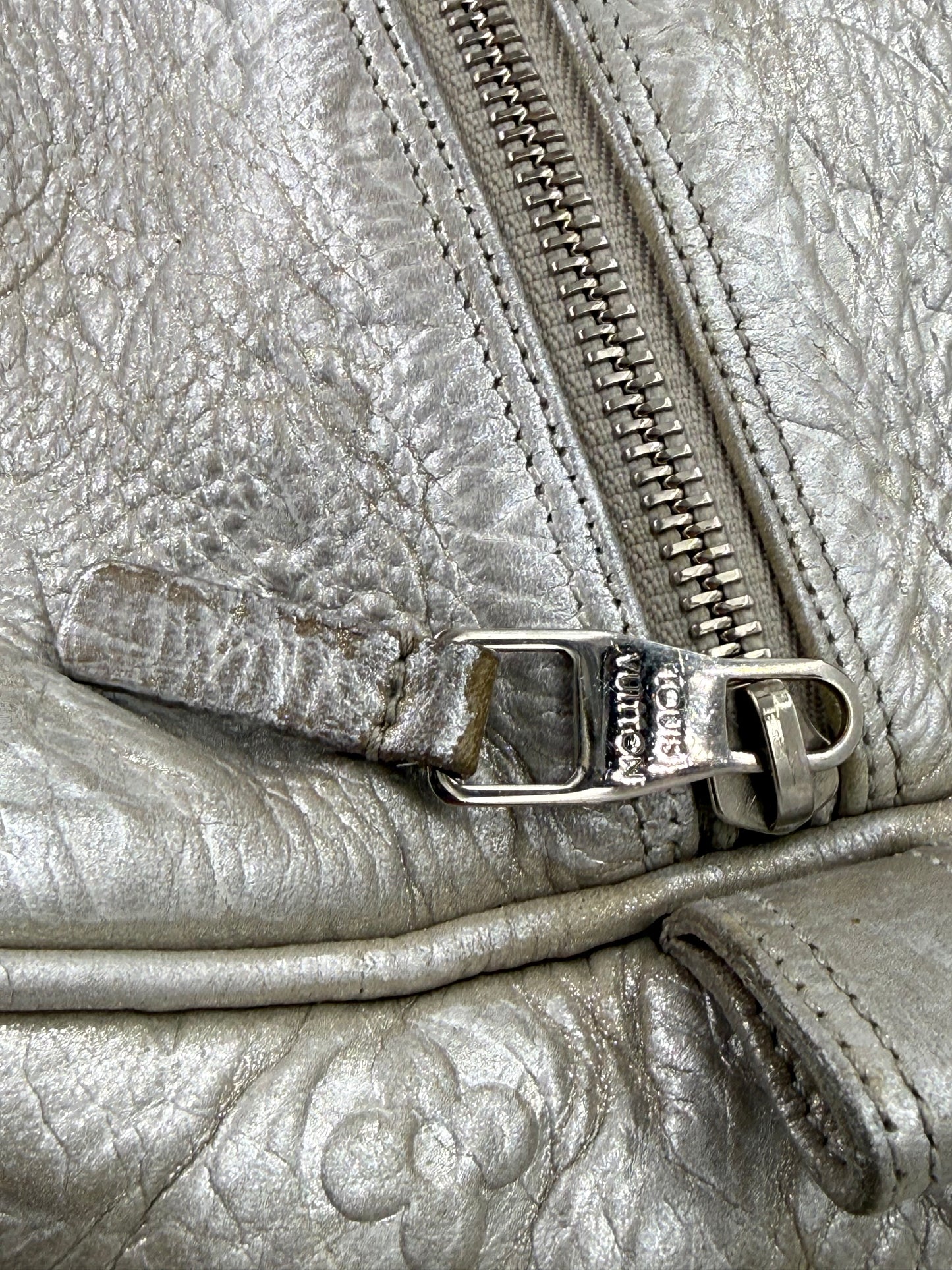 LOUIS VUITTON Monogram Shimmer Silver