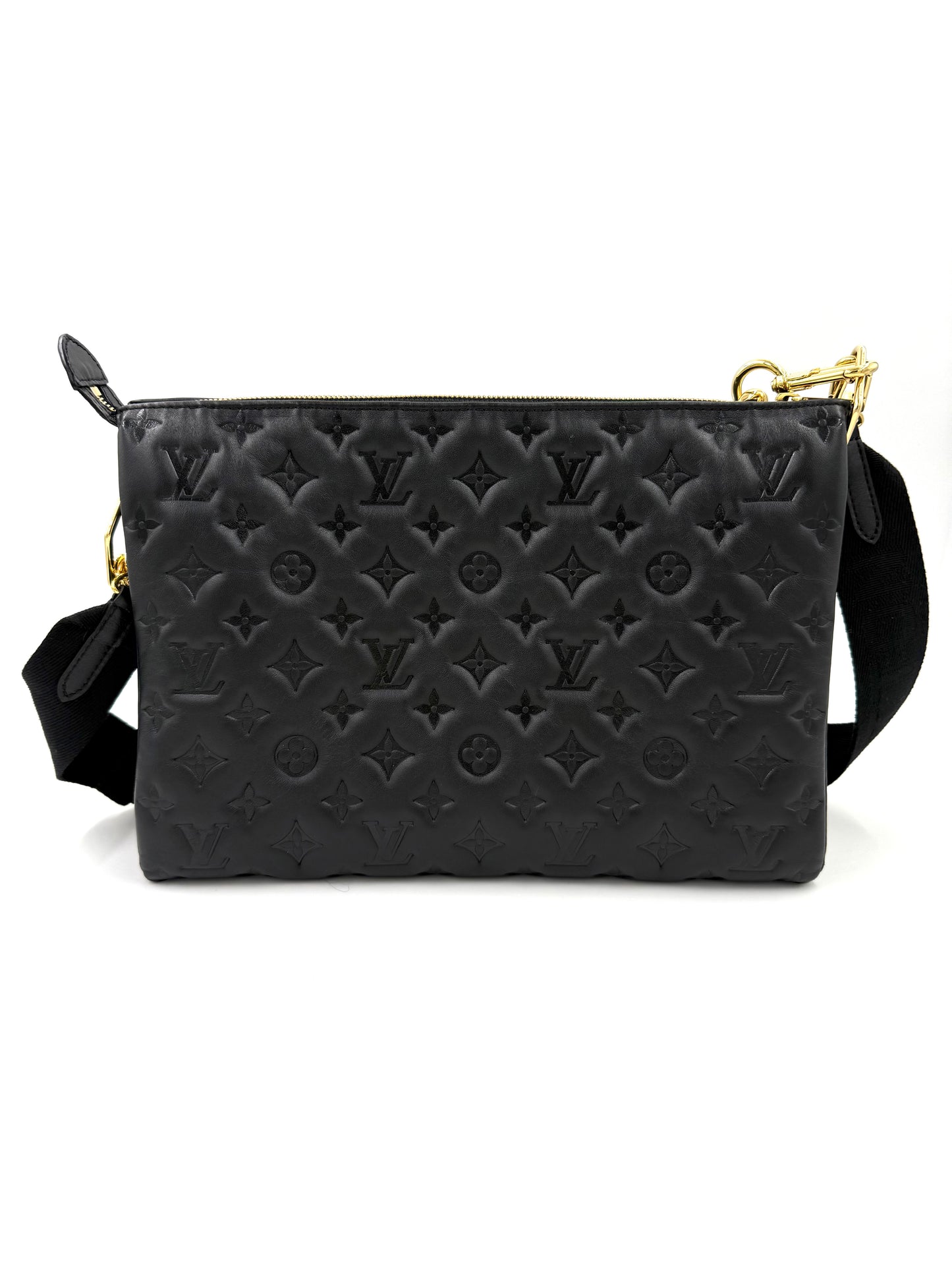 LOUIS VUITTON Coussin MM Monogram Empreinte schwarz