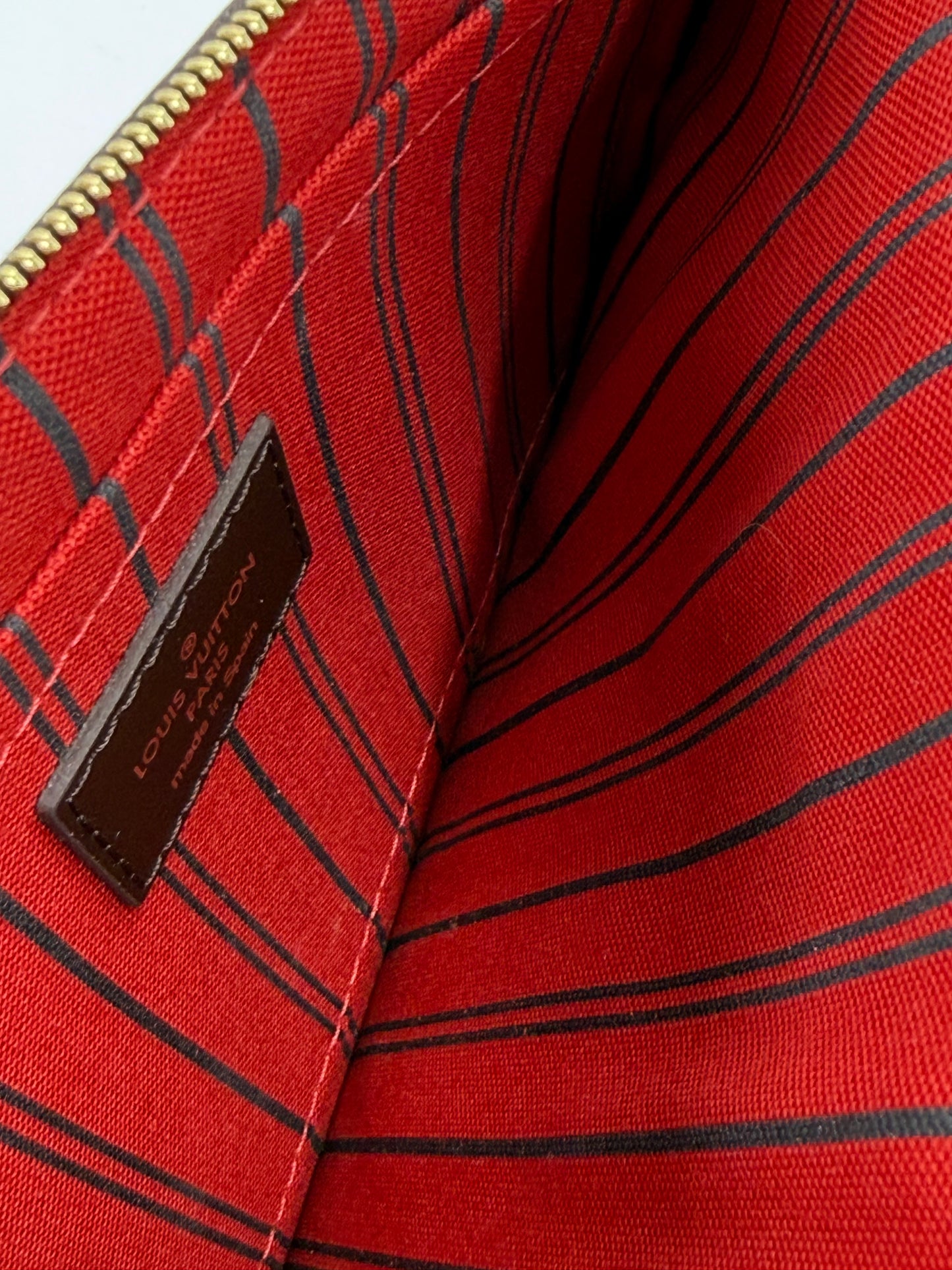 LOUIS VUITTON Neverfull MM Damier Ebene mit Pochette