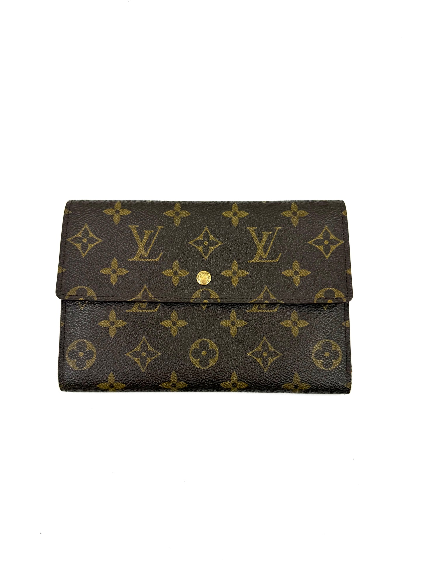LOUIS VUITTON Porte Tresor Monogram Canvas