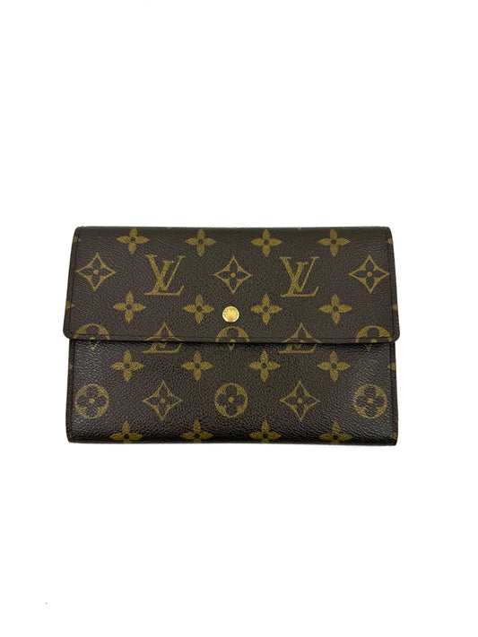 LOUIS VUITTON Porte Tresor Monogram Canvas