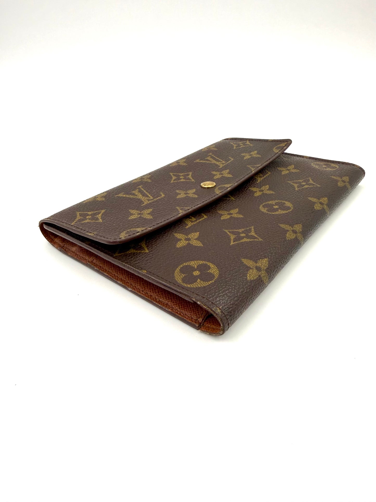LOUIS VUITTON Porte Tresor Monogram Canvas