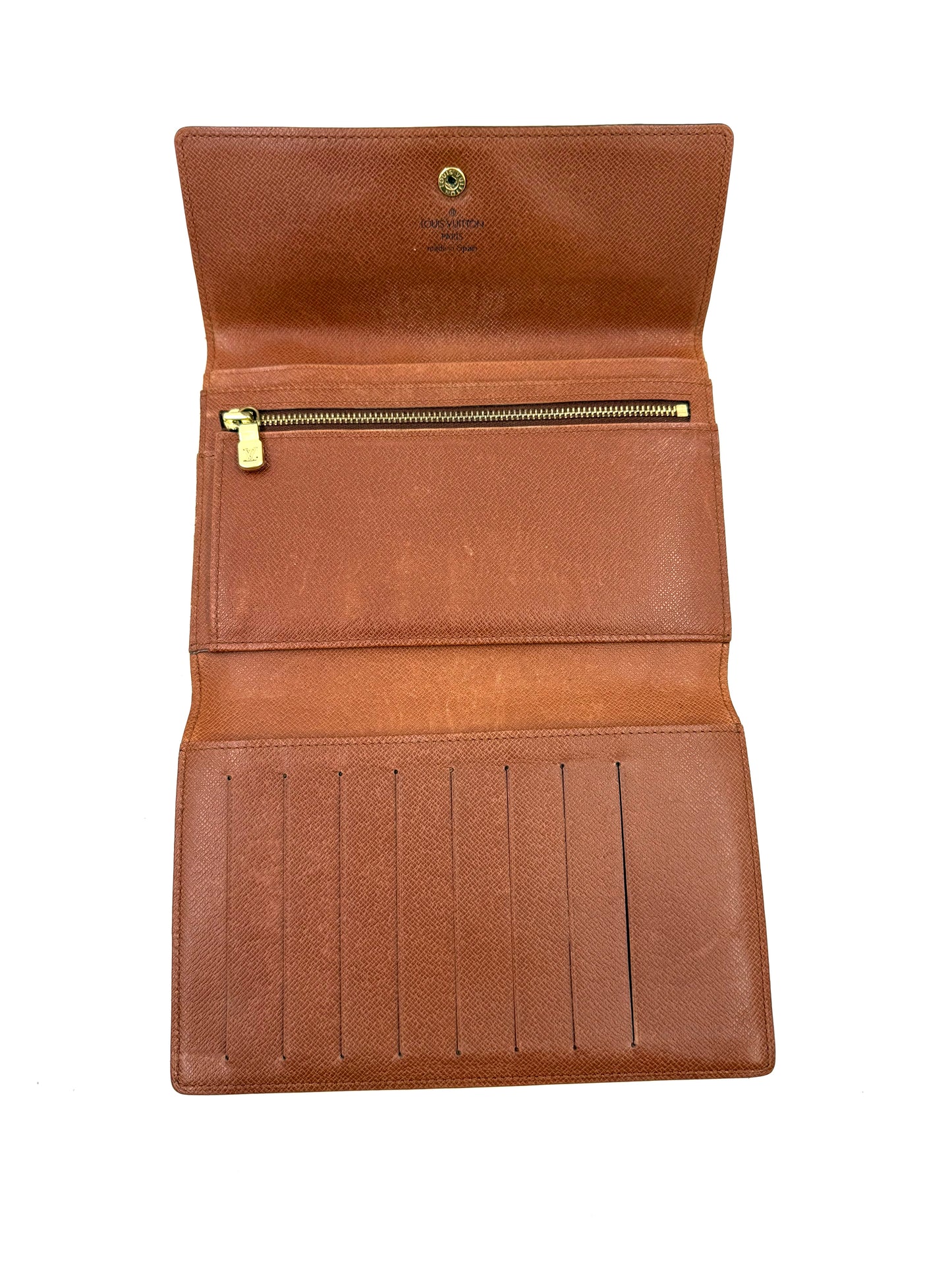 LOUIS VUITTON Porte Tresor Monogram Canvas