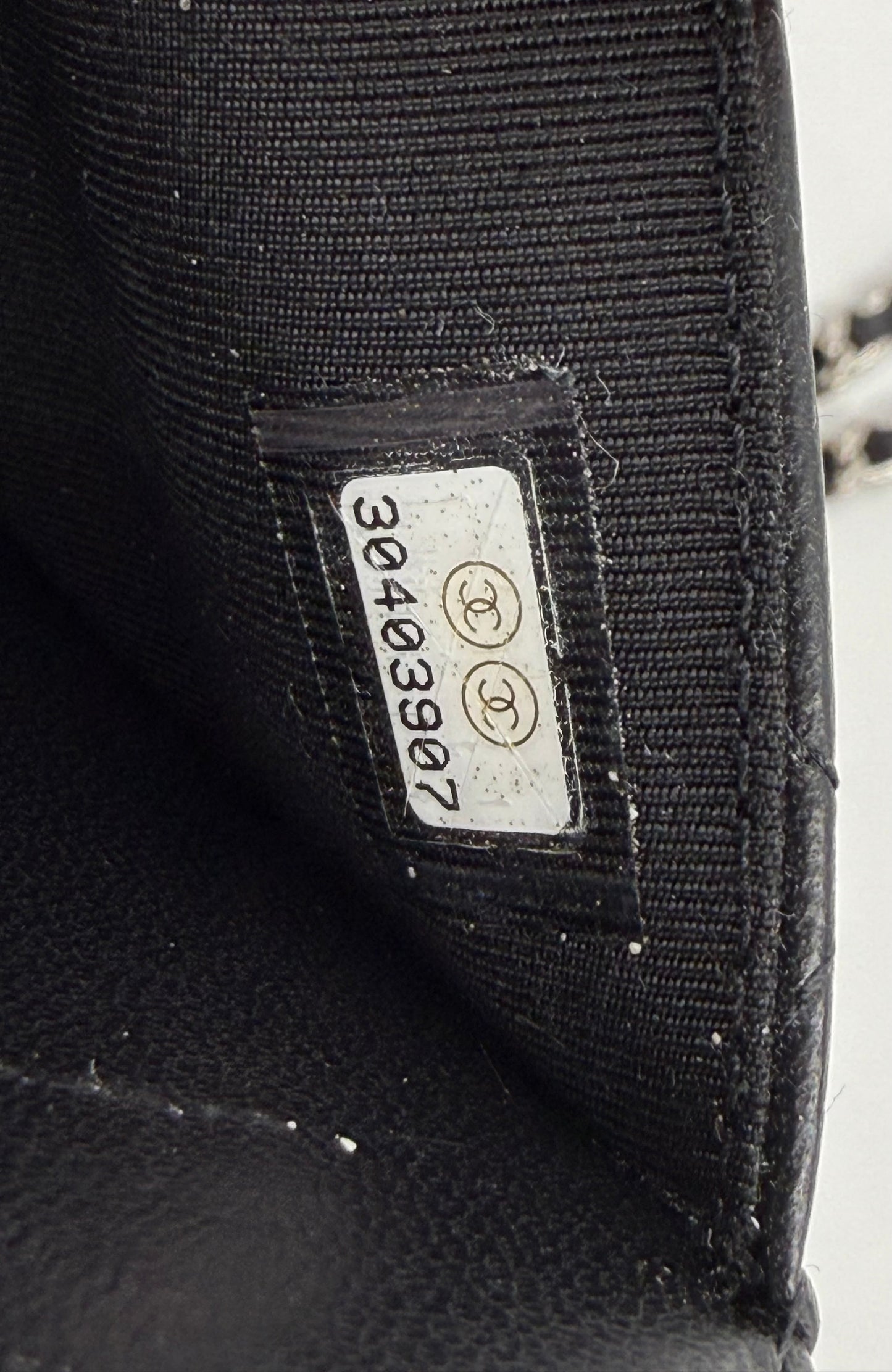 CHANEL Wallet on Chain WoC schwarz SHW