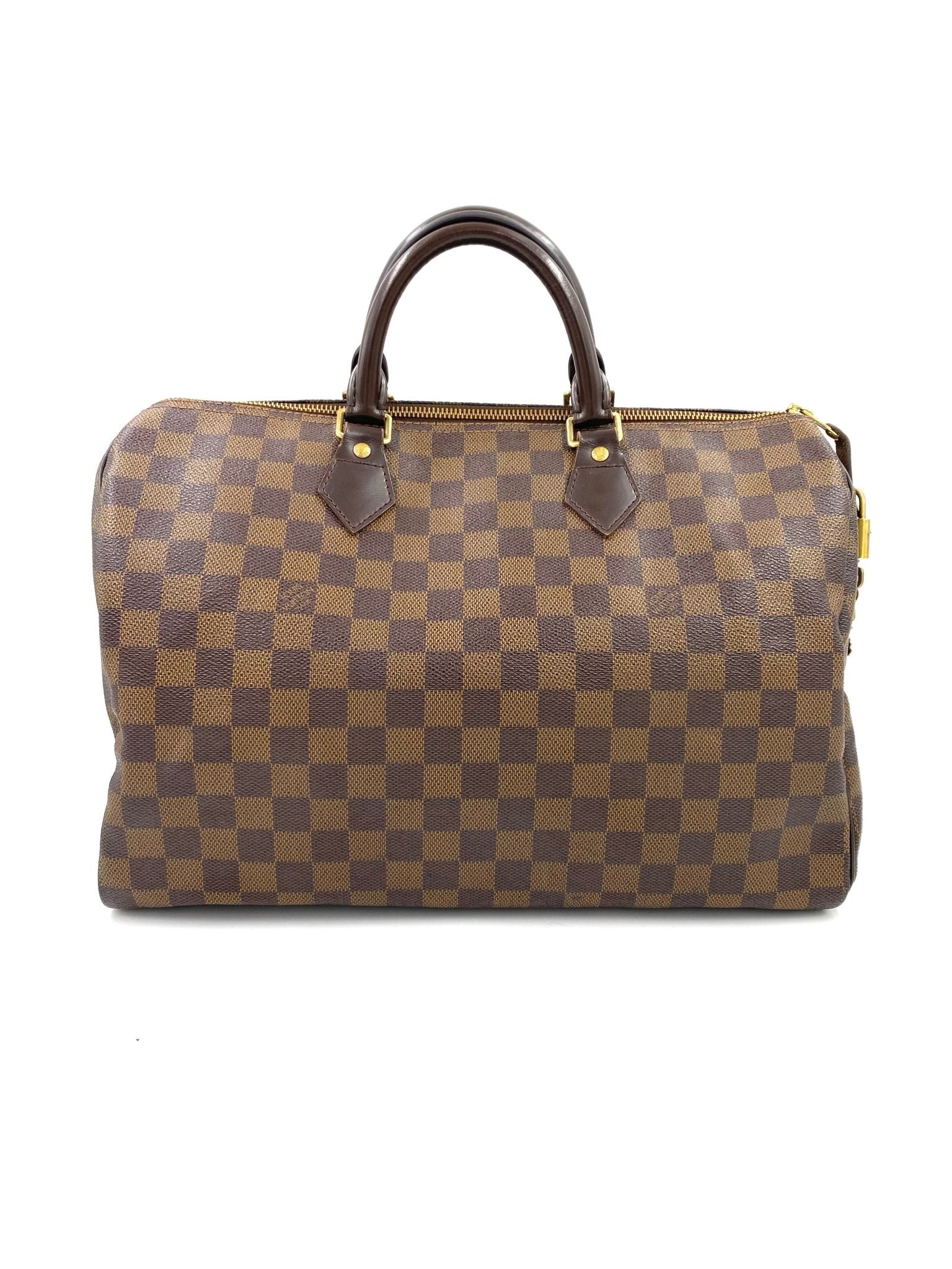 LOUIS VUITTON Speedy 35 Damier Ebene Clutch Macarons